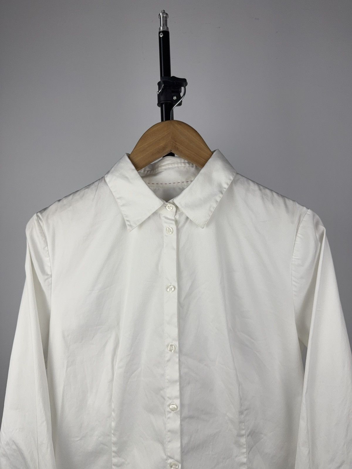 Hugo Boss Designer Luxury HUGO Boss Easy White Shirt Long Sleeve M Size M / US 6-8 / IT 42-44 - 2 Thumbnail