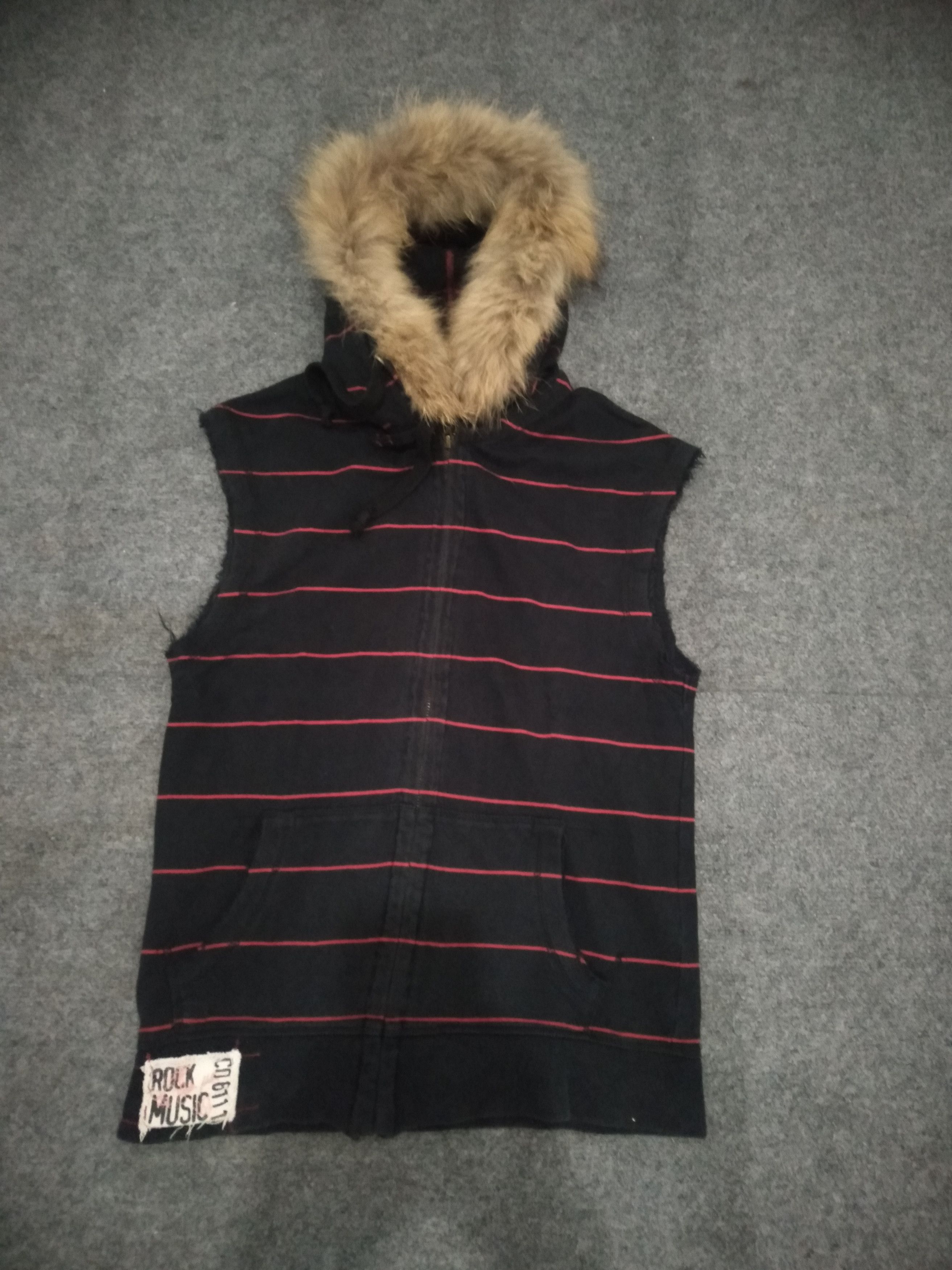 If Six Was Nine Japanesse Fur vest zip Hoodie Lgb style ossela Size US M / EU 48-50 / 2 - 9 Thumbnail