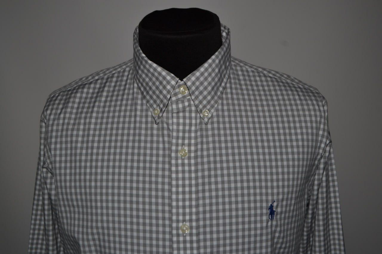 Polo Ralph Lauren Polo Ralph Lauren Custom Fit shirt Long Sleeve Gray size XL Size US XL / EU 56 / 4 - 2 Thumbnail