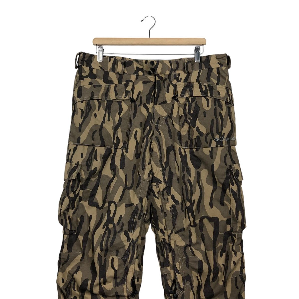 Japanese Brand 🔥VINTAGE CAMOUFLAGE SKI CARGO PANTS COLUMBIA MULTI POCKETS Size US 36 / EU 52 - 6 Thumbnail