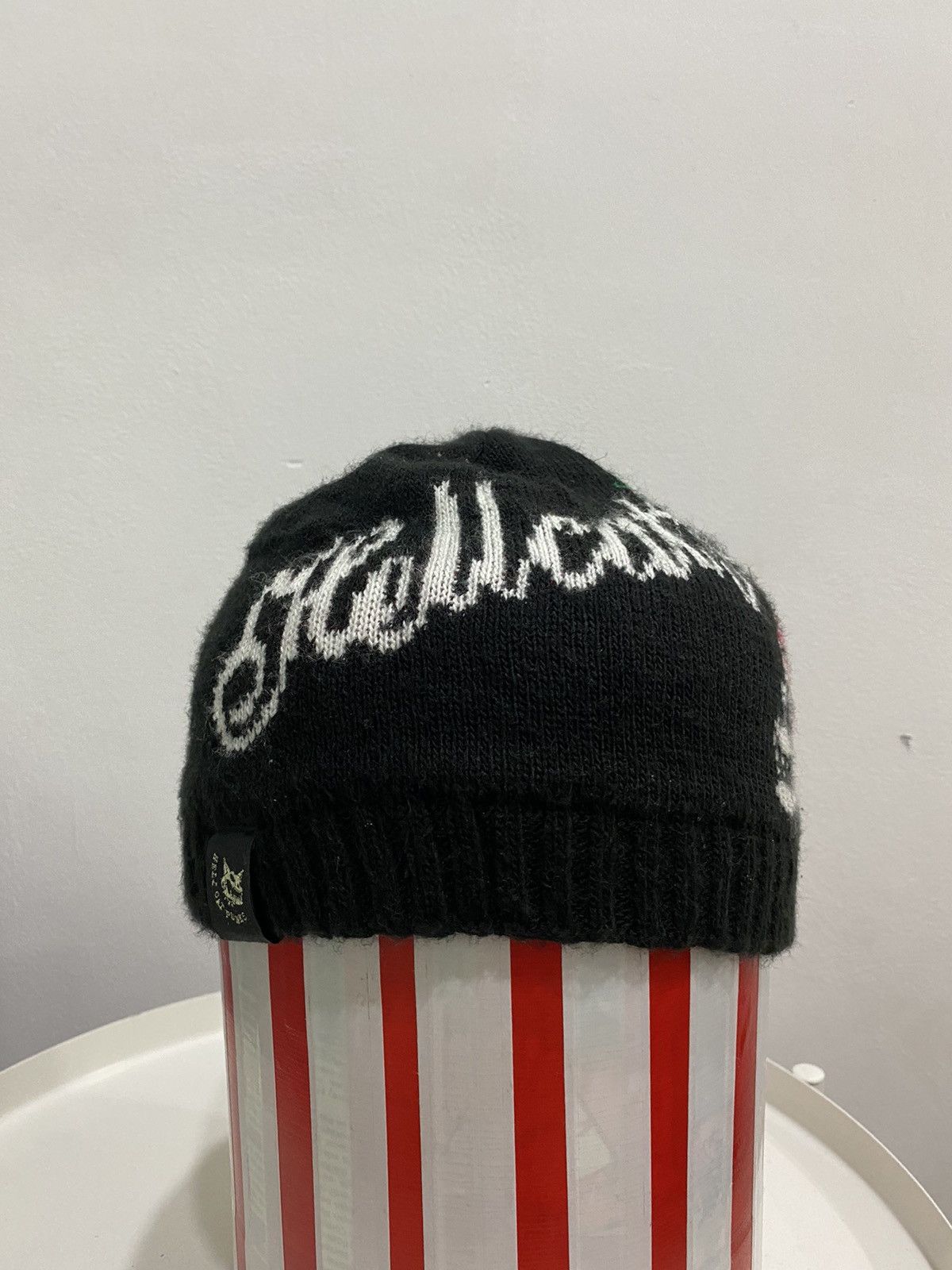 Japanese Brand Vintage Hell Cat Punk Beanie Hats Size ONE SIZE - 8 Thumbnail