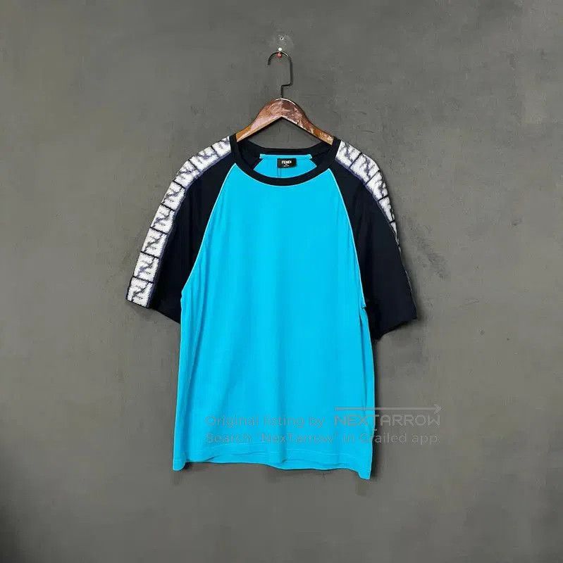 Fendi Fendi Blue Cotton Women's T-Shirt . Size L / US 10 / IT 46 - 1 Thumbnail