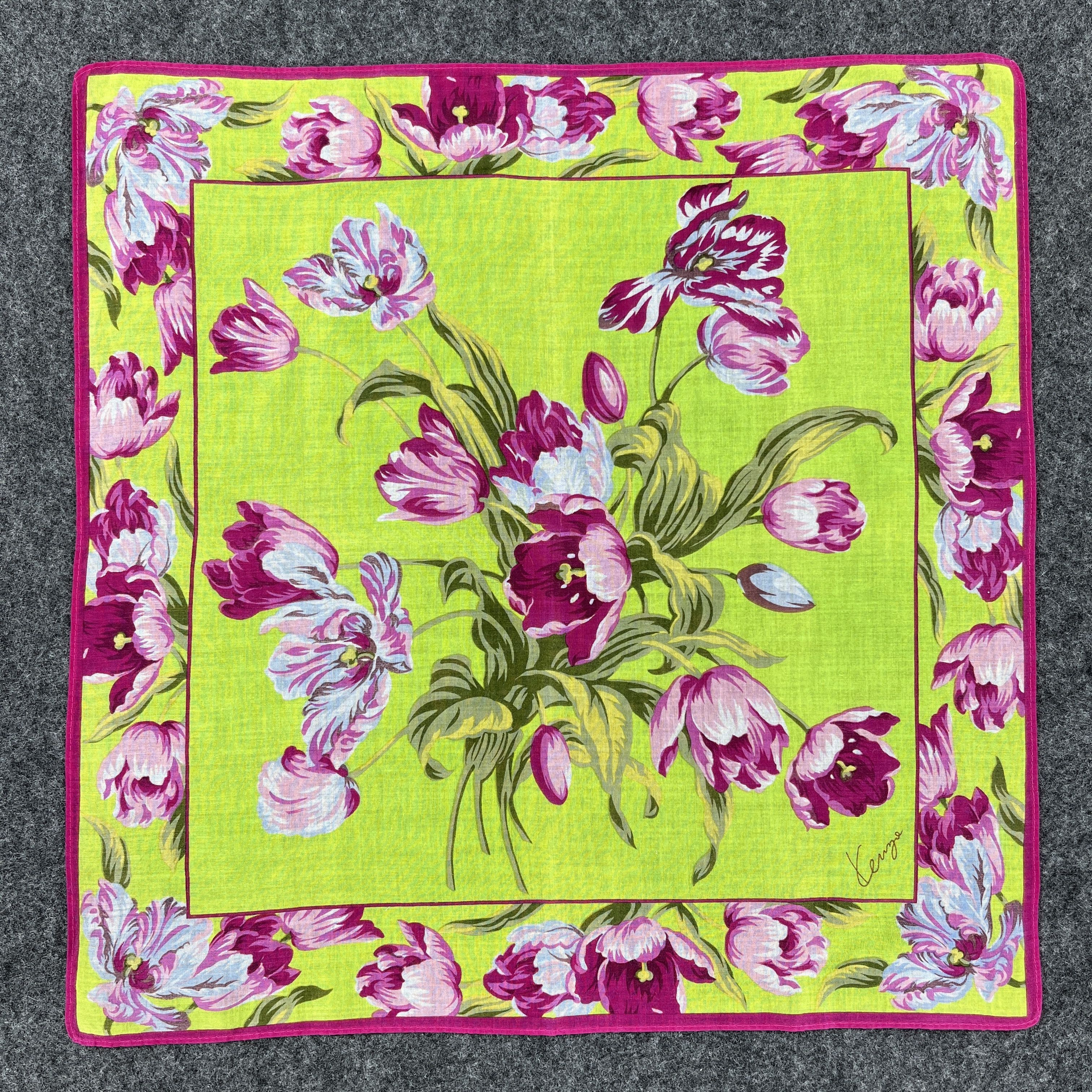 Kenzo Kenzo Handkerchief / Bandana / Neckerchief B356 Size ONE SIZE - 7 Thumbnail