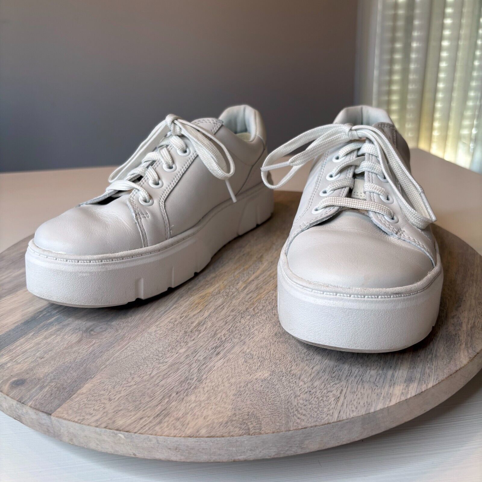 Timberland Timberland Laurel Court Women's White Sneakers Size 8.5 Size US 8.5 / IT 38.5 - 3 Thumbnail