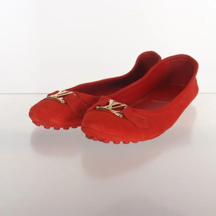 Louis Vuitton Louis Vuitton Red Comfortable Casual Ballet Flats 0079 Size US 7 / IT 37 - 1 Thumbnail
