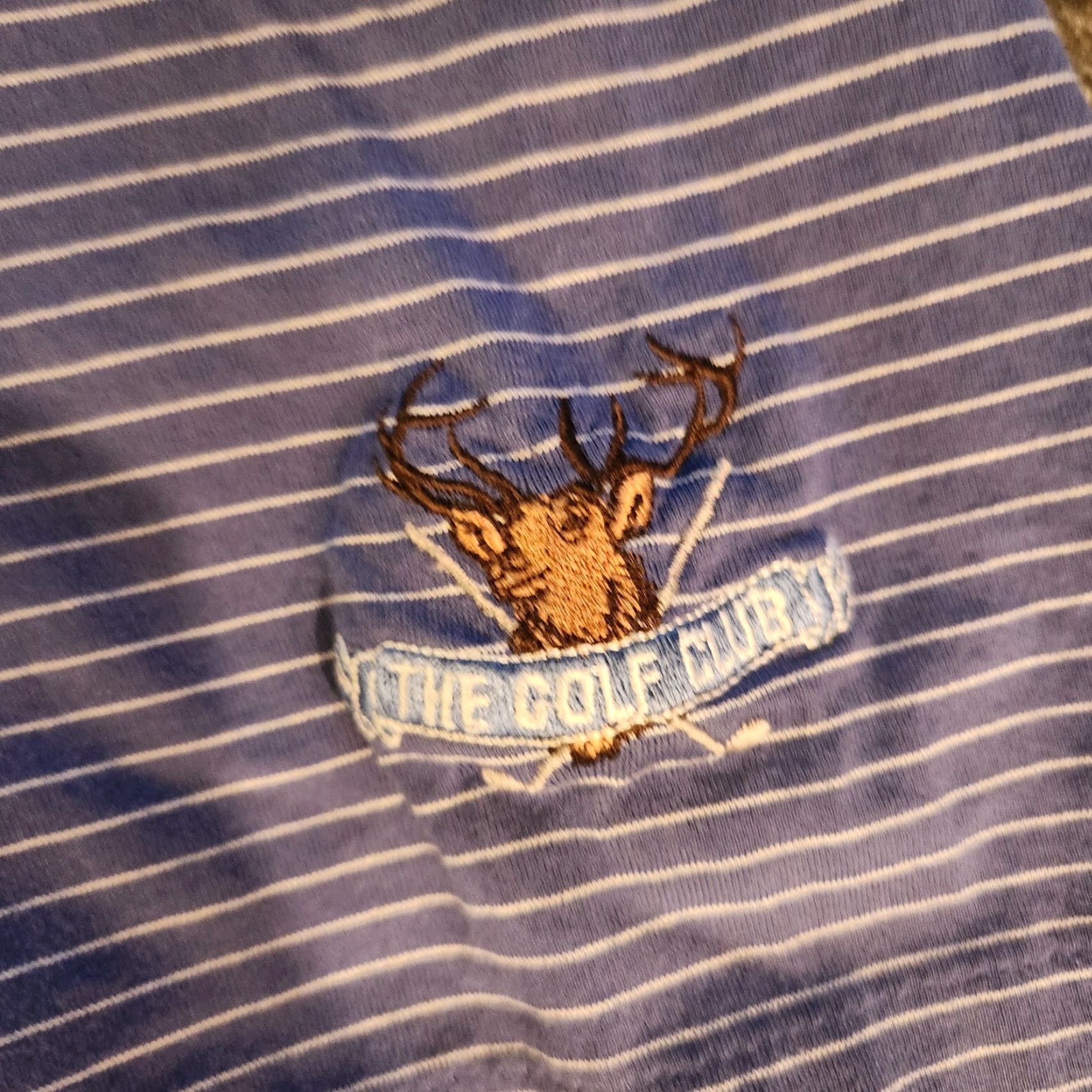 Polo Ralph Lauren Polo Ralph Lauren Polo Shirt XL Blue Striped Pony Elk Golf Club Mens Polo T-Shirt Golf Sportswear Classic Preppy Outdoor Modern Size US XL / EU 56 / 4 - 3 Thumbnail
