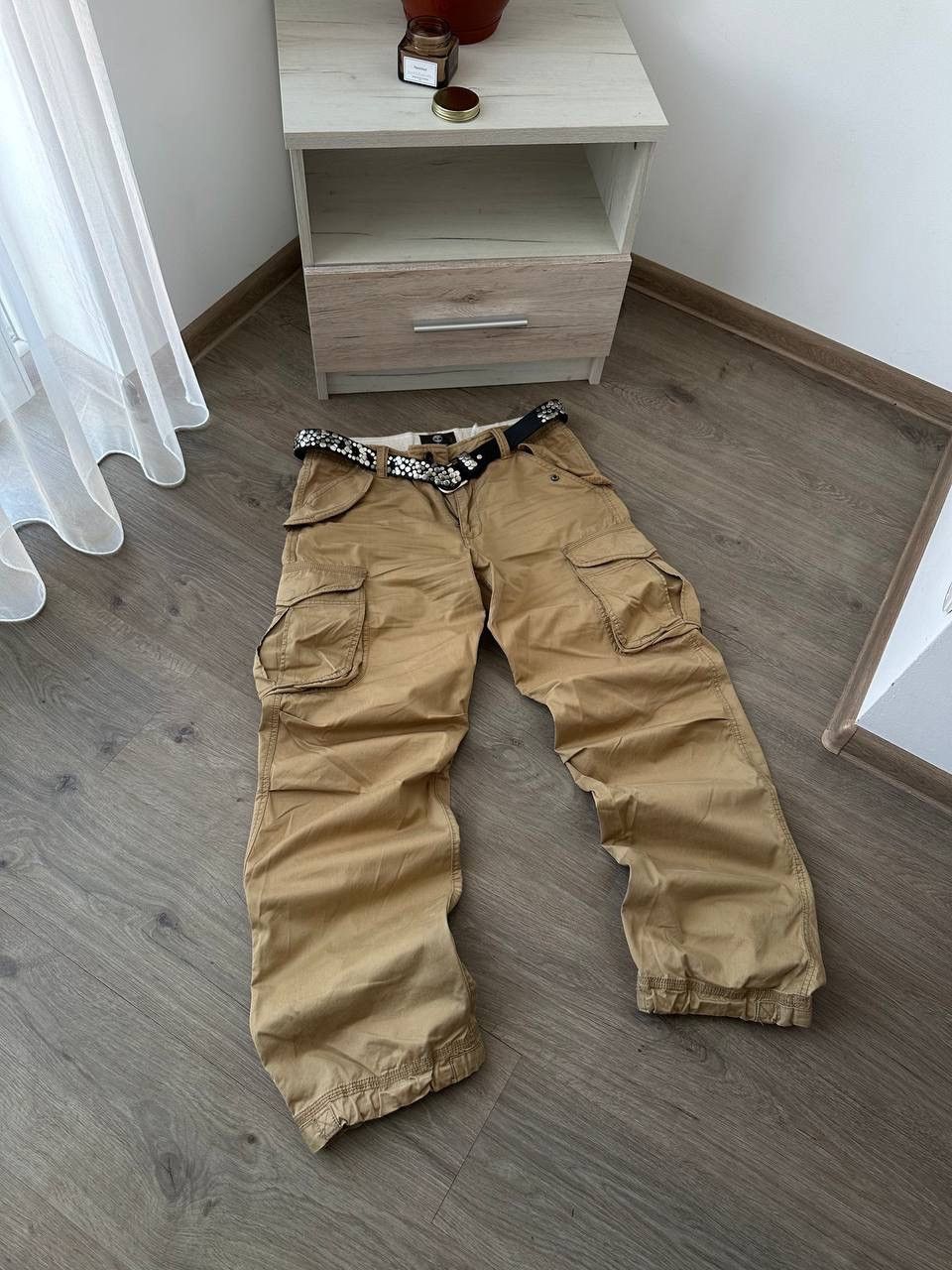 Timberland × Vintage Vintage Timberland Cargo Beige Duxbury Pants Size US 32 / EU 48 - 4 Thumbnail