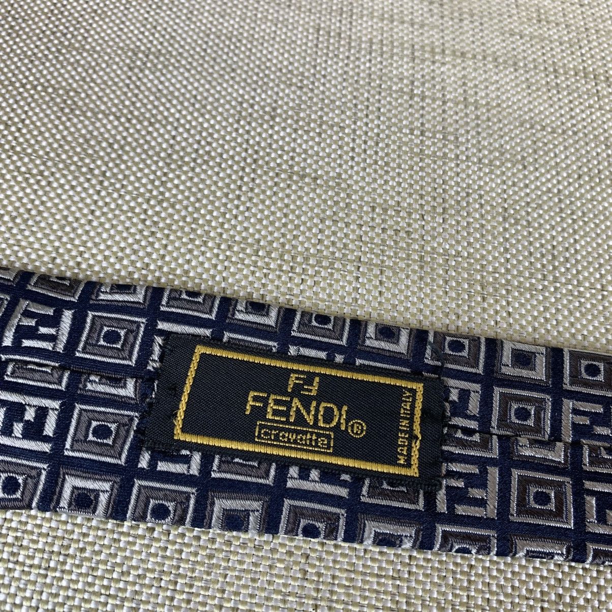 Fendi × Vintage Fendi Monogram Vintage Tie Caravate Size ONE SIZE - 8 Thumbnail