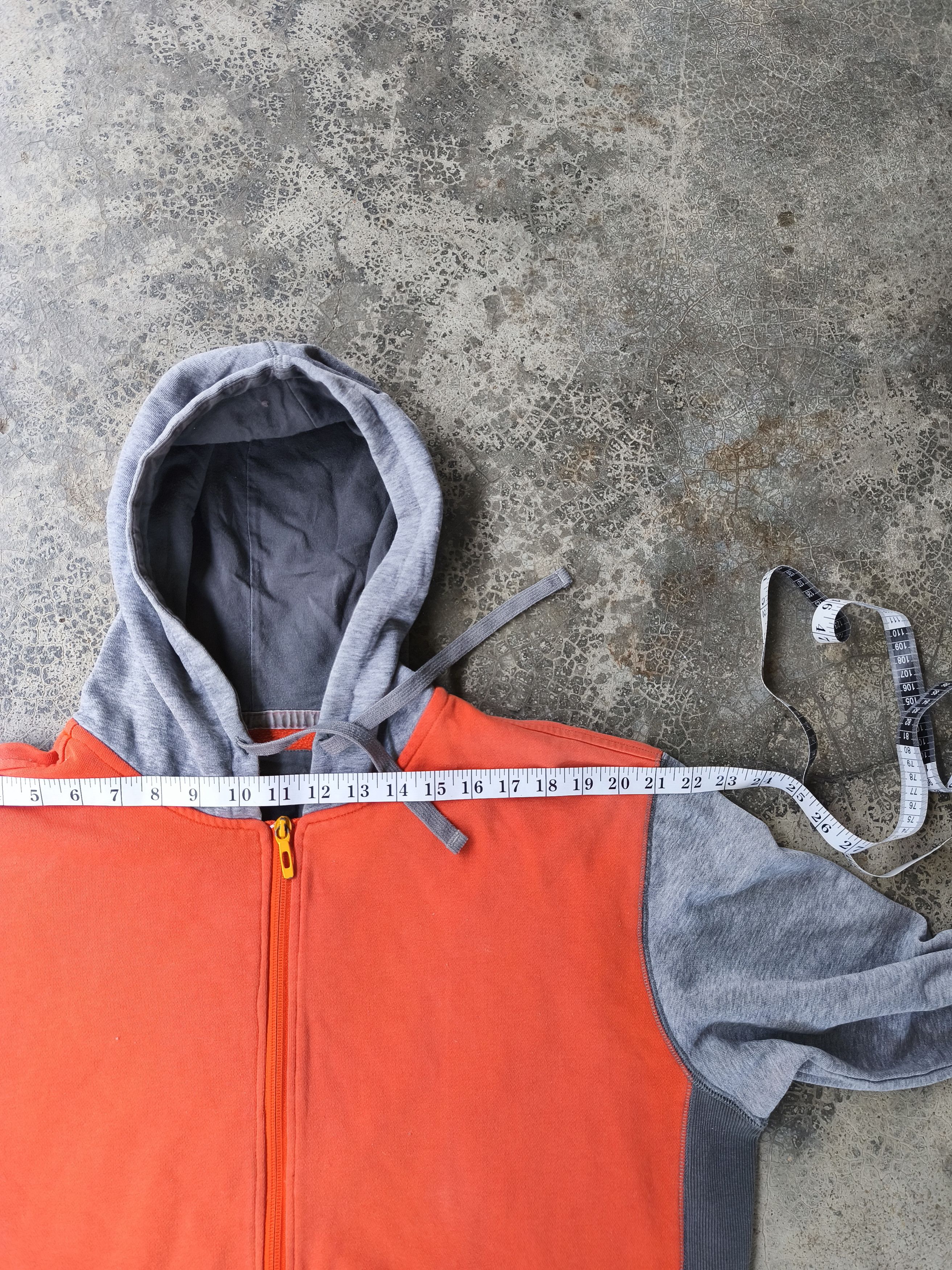Oakley Oakley Colorblock Half Zip Hoodie Grey Orange Y2K Techwear Size US XL / EU 56 / 4 - 17 Thumbnail