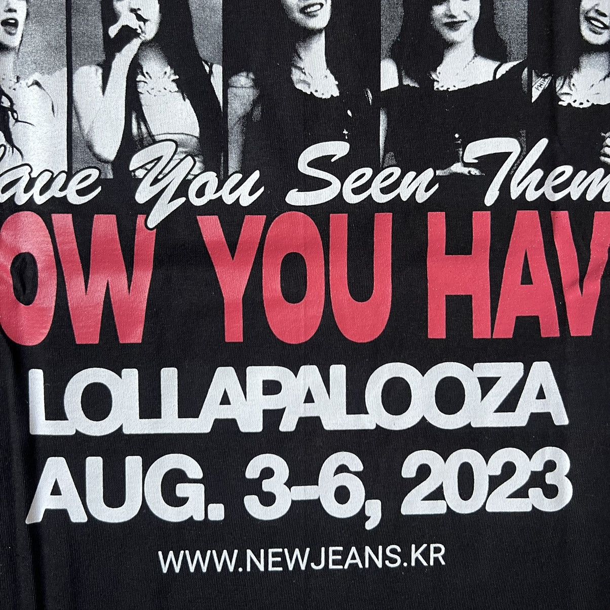 Band Tees 🐰Bunnies🐰 Nwjns lollapaloozaa x newjeans girl group kpop Size US XL / EU 56 / 4 - 12 Thumbnail