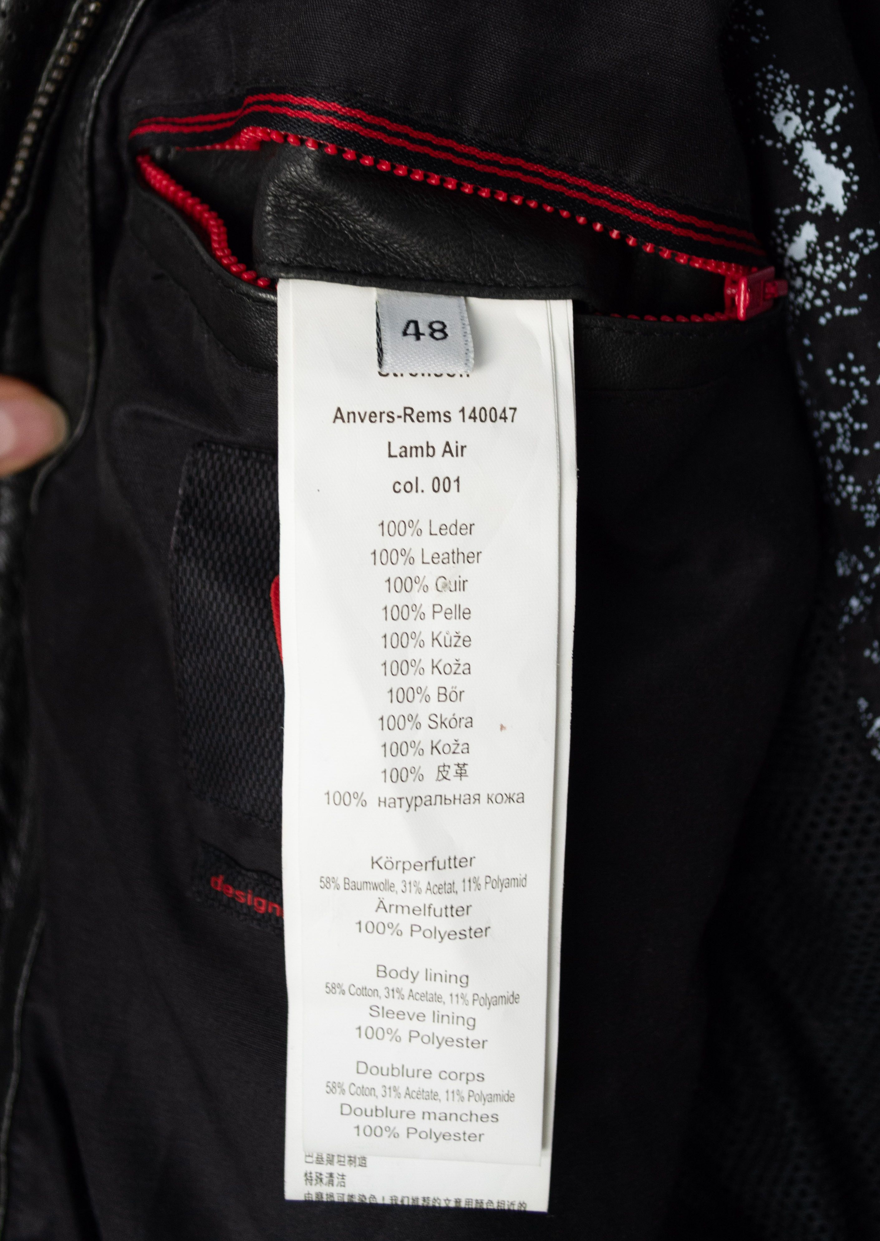 Strellson Strellson anvers lamb leather jacket black Size US M / EU 48-50 / 2 - 11 Thumbnail