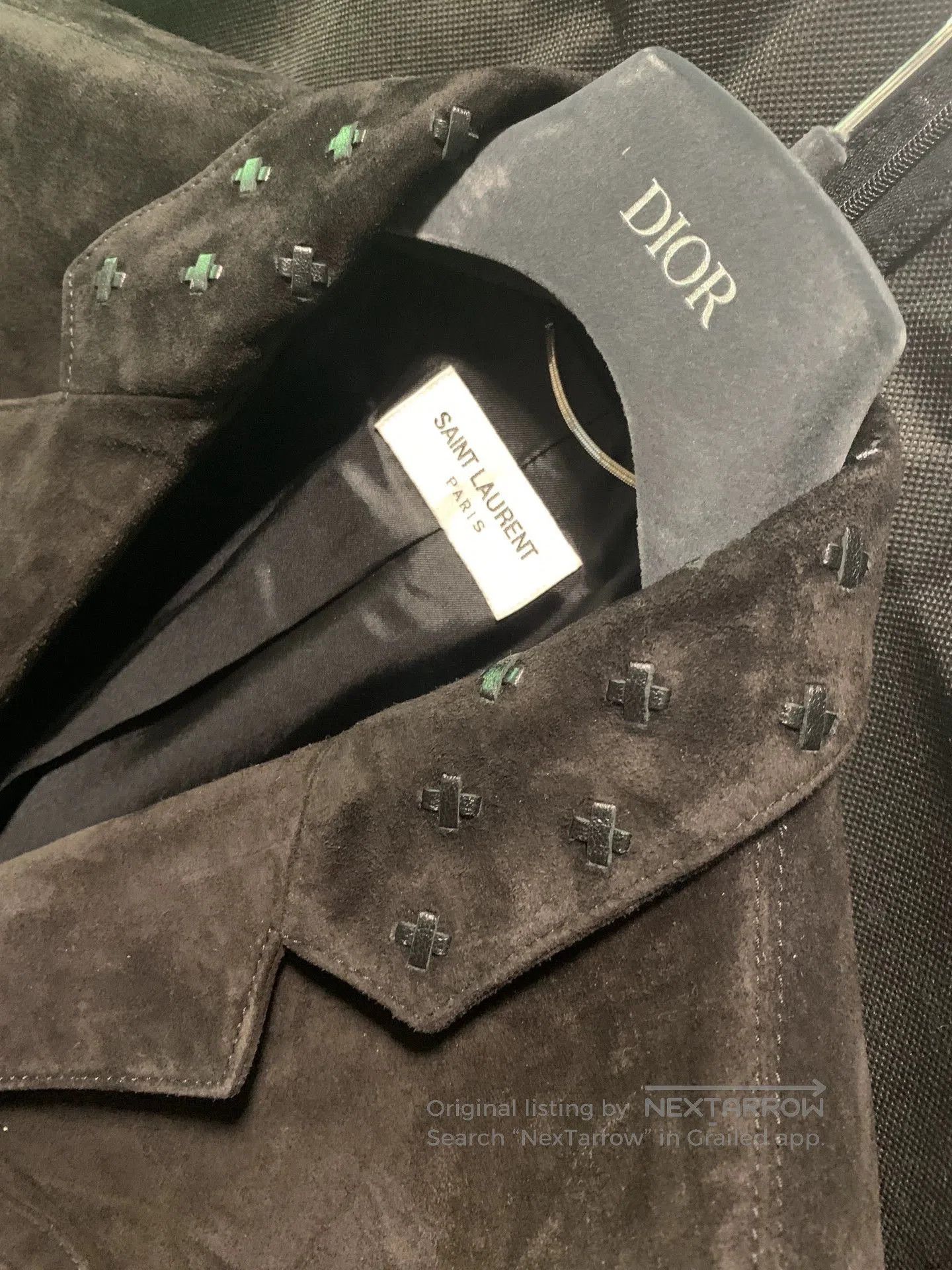 Yves Saint Laurent saint laurent suede blazer size 48. Size US M / EU 48-50 / 2 - 7 Thumbnail