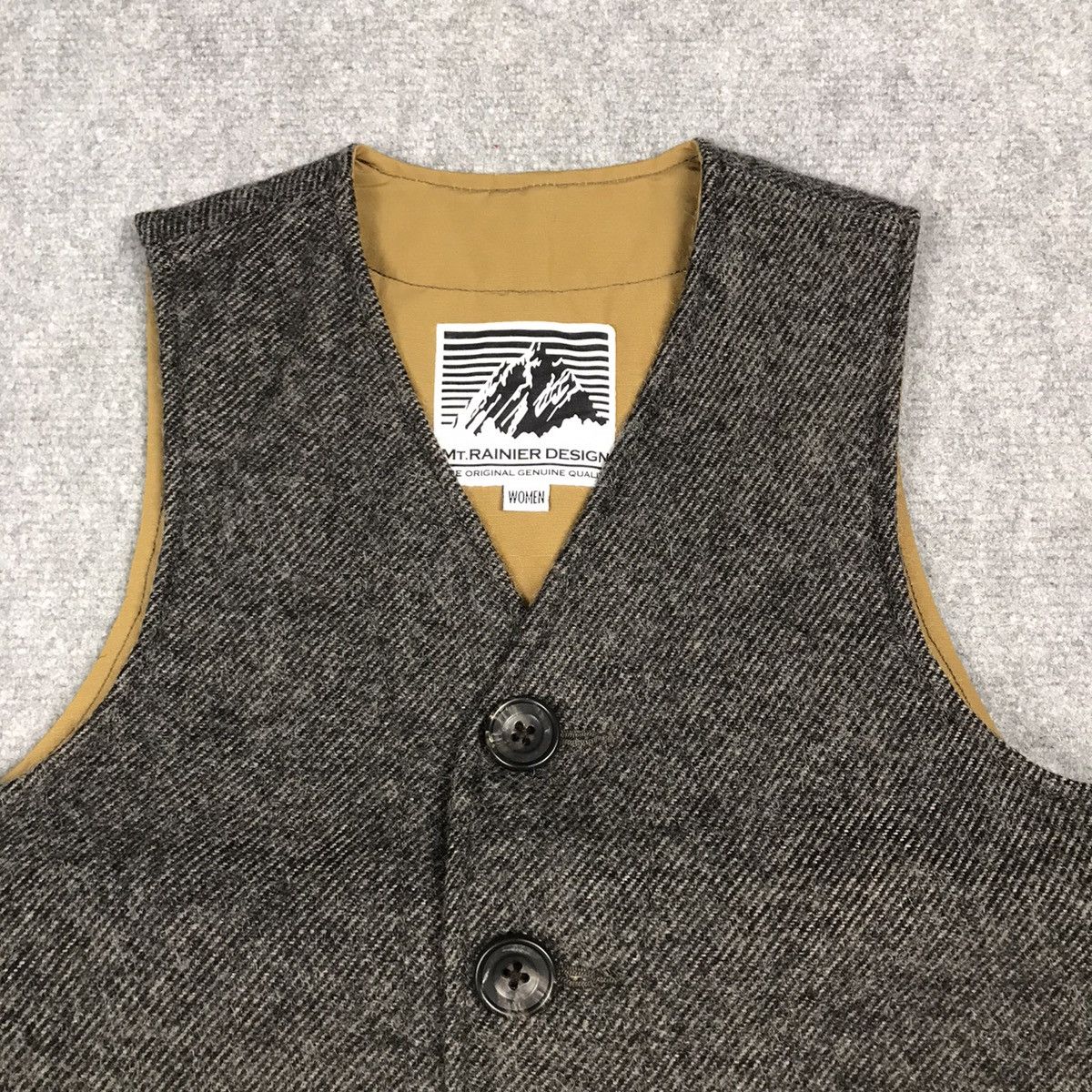Japanese Brand × Mt. RAINIER DESIGN MT. RAINIER DESIGN WOOL VEST JAPAN DESIGN STYLE Size S / US 4 / IT 40 - 2 Thumbnail