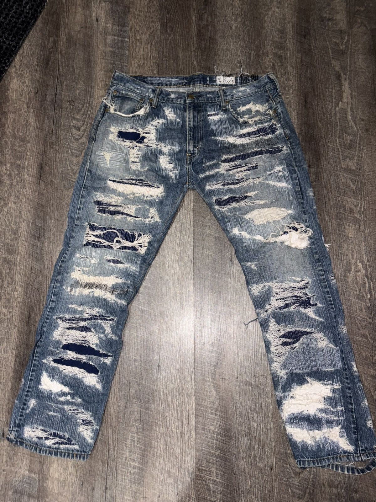 Ends Repair Ends repair crash denim Size US 36 / EU 52 - 1 Thumbnail