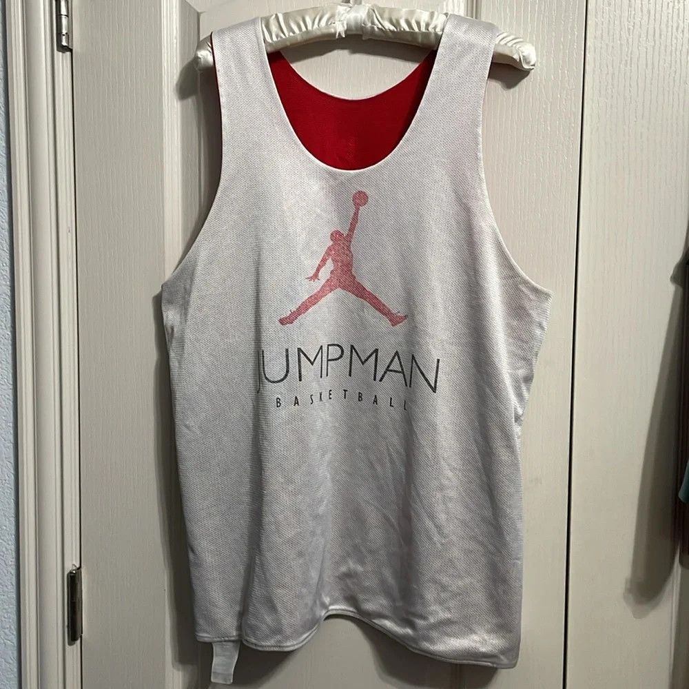Jordan Brand Vintage 90s Jordan Jumpman Reversible Basketball Jersey Size US M / EU 48-50 / 2 - 4 Thumbnail