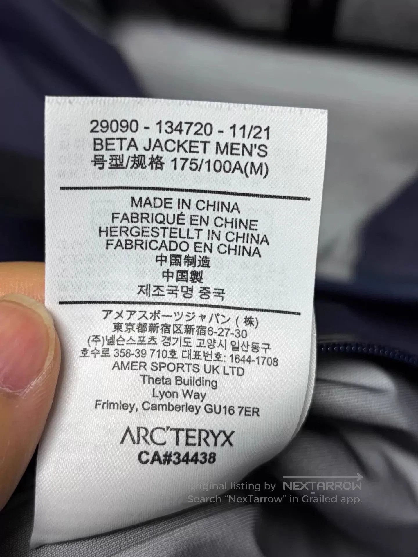 Arc'teryx Blue Hooded Light Jacket with Zipper Pockets. Size US M / EU 48-50 / 2 - 4 Thumbnail