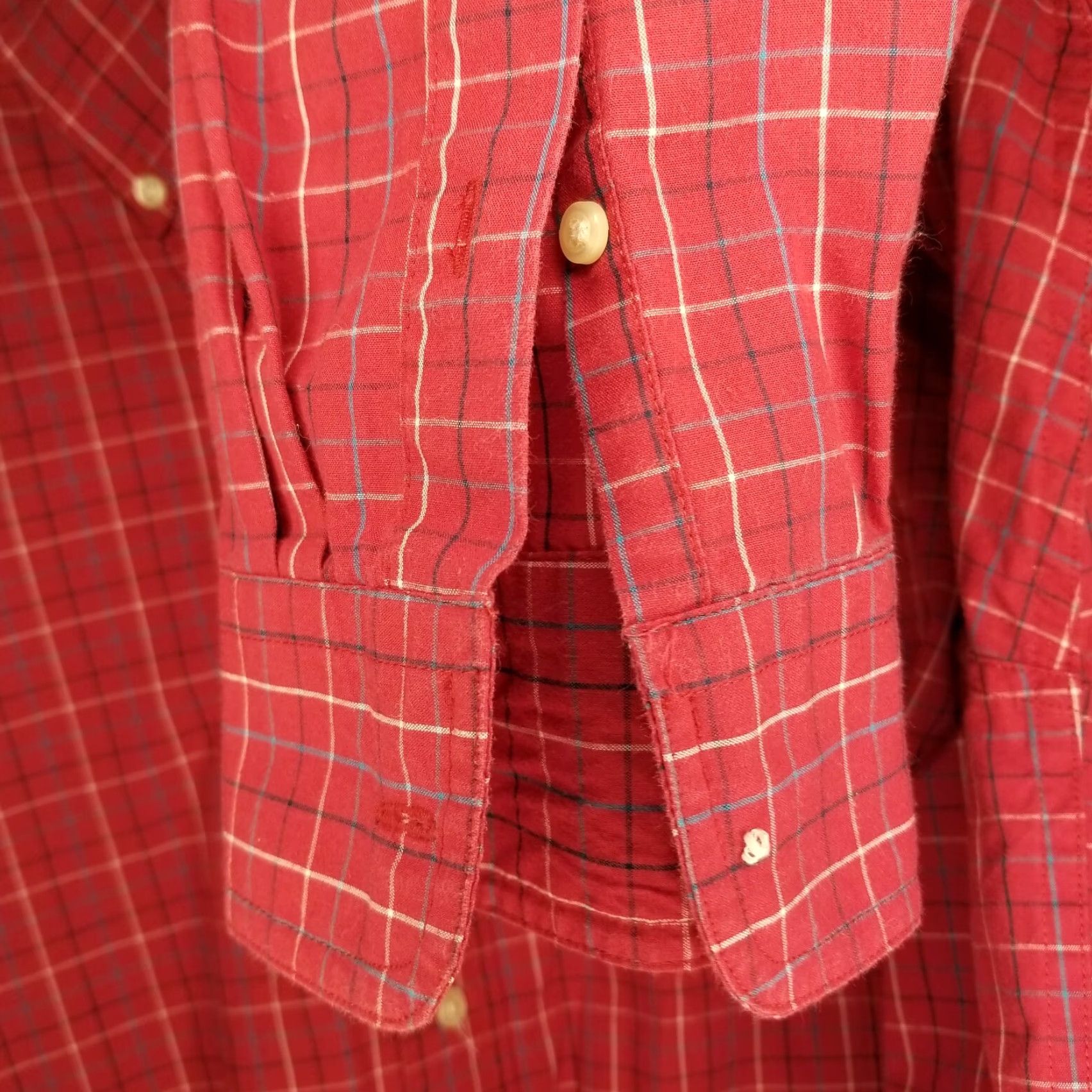 Chaps VINTAGE Chaps Mens Long Sleeve Plaid Button-Up Shirt 2XL Red Men's Casual Clothing Size US XXL / EU 58 / 5 - 5 Thumbnail