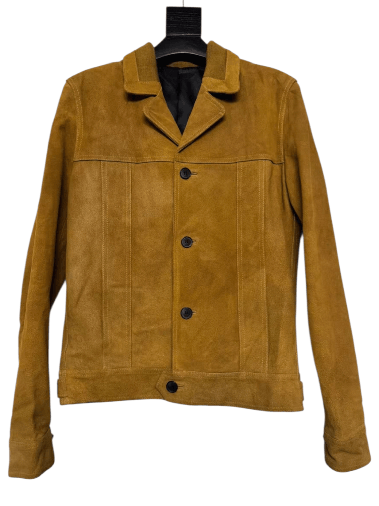 Hedi Slimane Suede Trucker Jacket (SLP FW14 Style - Korean Recreation) Size US M / EU 48-50 / 2 - 2 Thumbnail