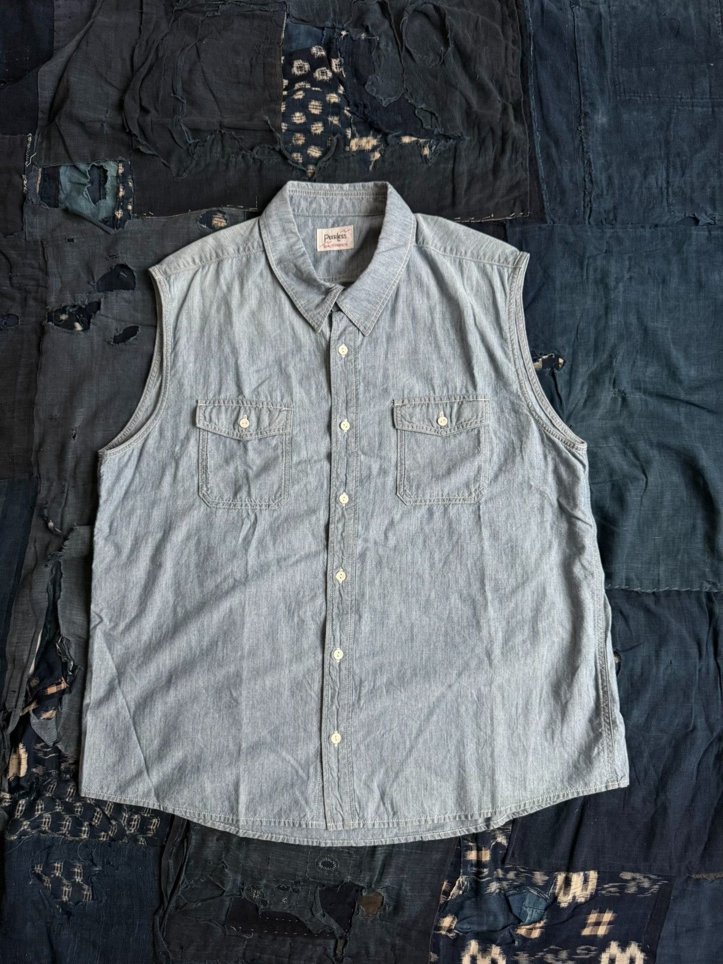 Visvim VISVIM 22SS Cut Off Chambray Meguro Limited Size US XL / EU 56 / 4 - 1 Thumbnail