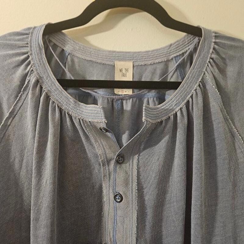 Designer We The Free Flowy Peasant Blouse Top Women's Size Small Size S / US 4 / IT 40 - 3 Thumbnail