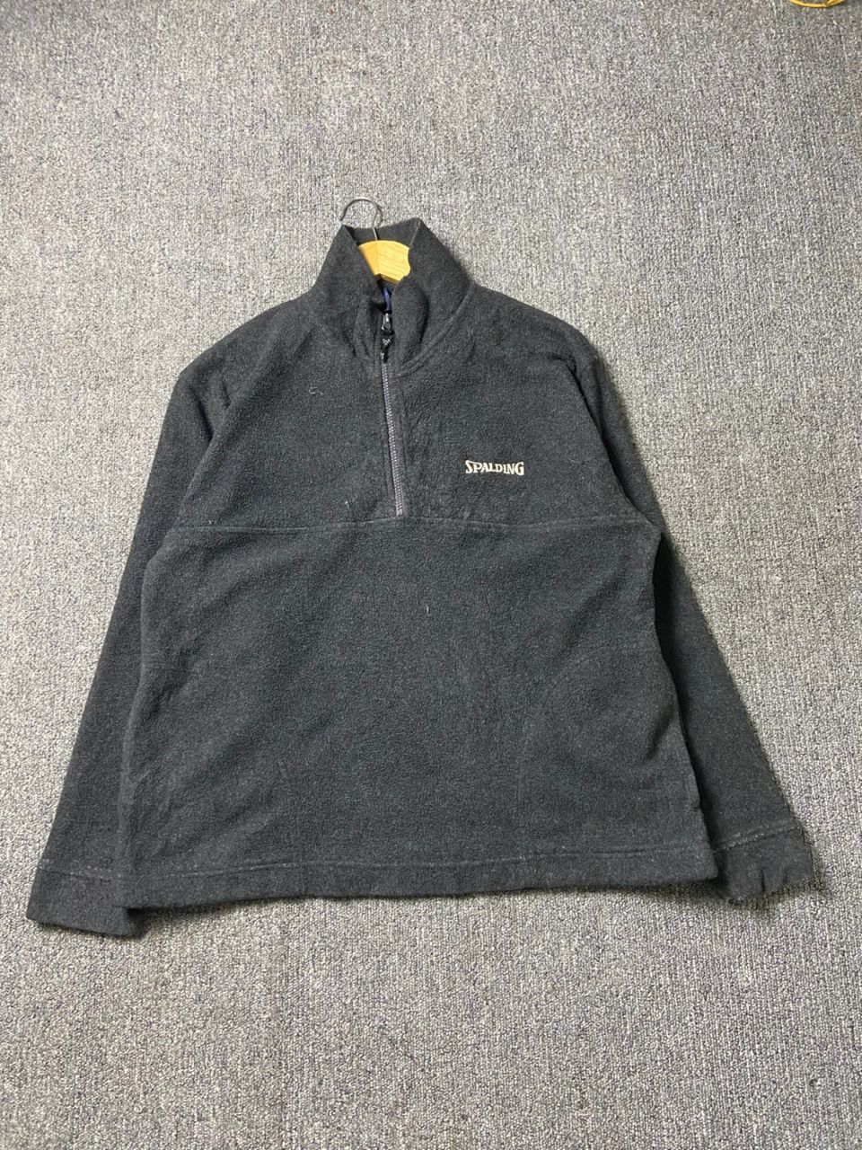 Spalding Spalding Half Zipper Fleece Pullover Jacket (185) Size US S / EU 44-46 / 1 - 1 Thumbnail