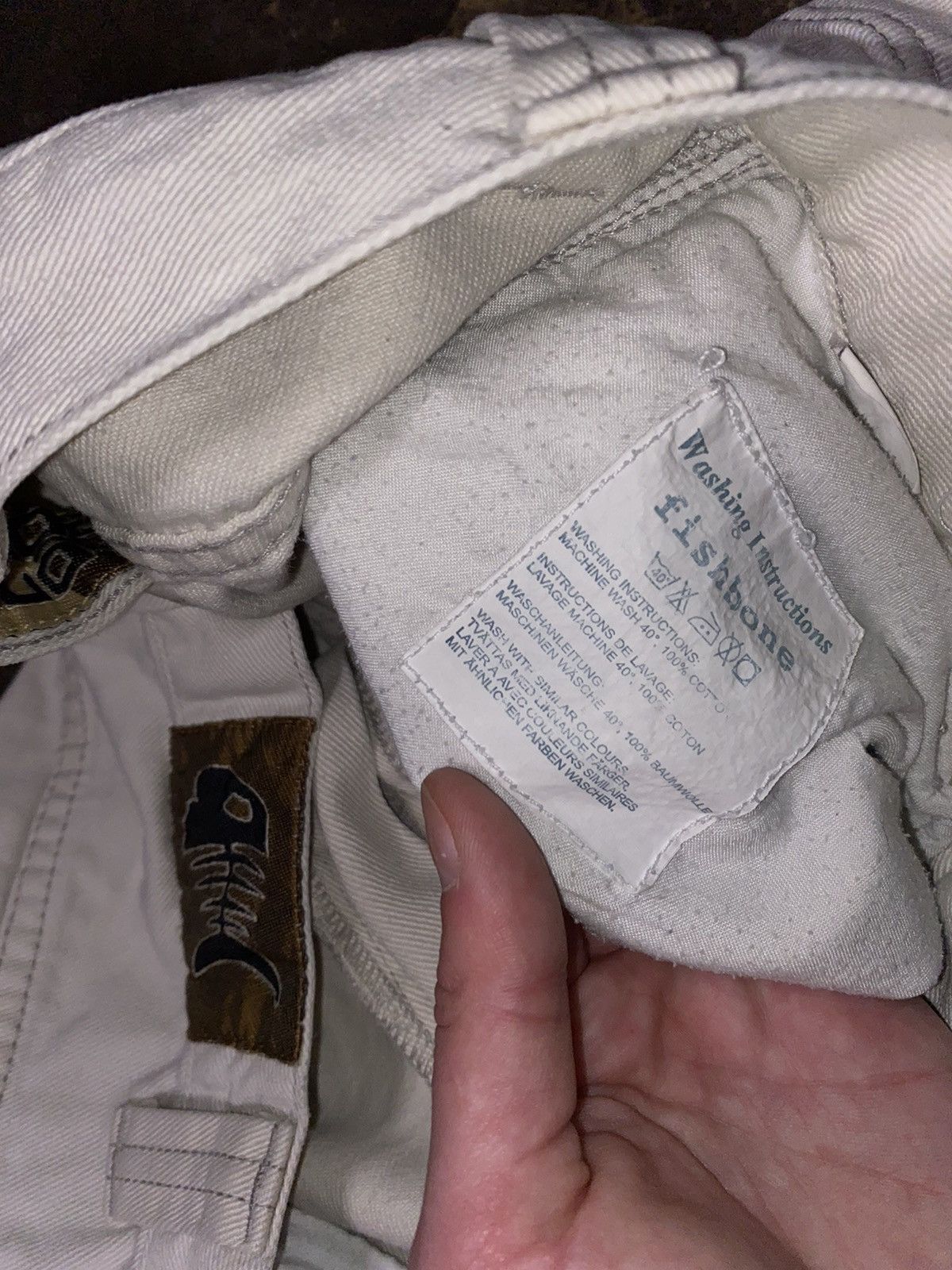 Japanese Brand × Vintage Vintage Fishbone Skate Baggy Wide Leg Cargo Pants y2k Pocket Size US 30 / EU 46 - 12 Thumbnail