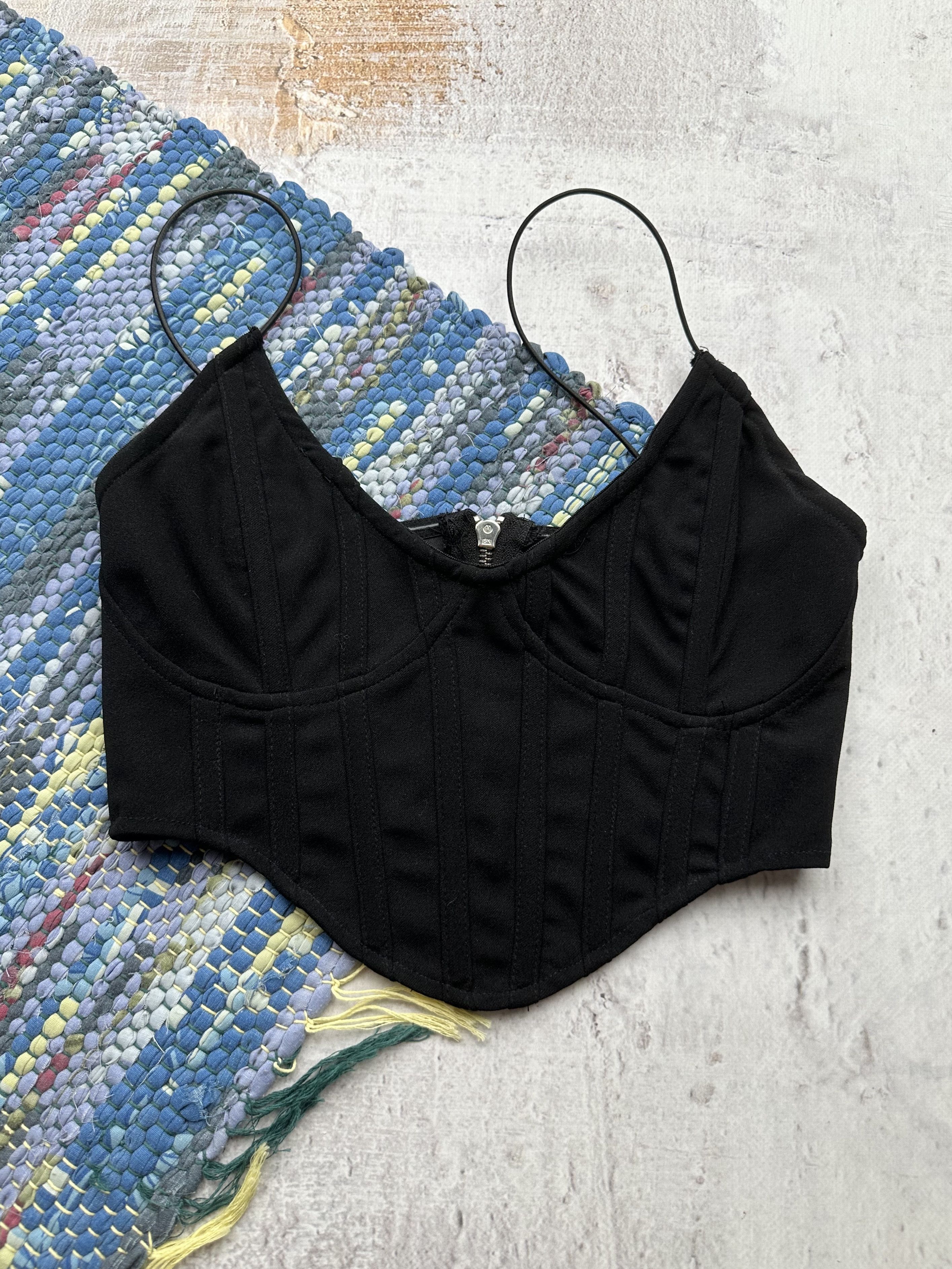 Japanese Brand Vintage Crop Top A676(348) Size S / US 4 / IT 40 - 1 Thumbnail