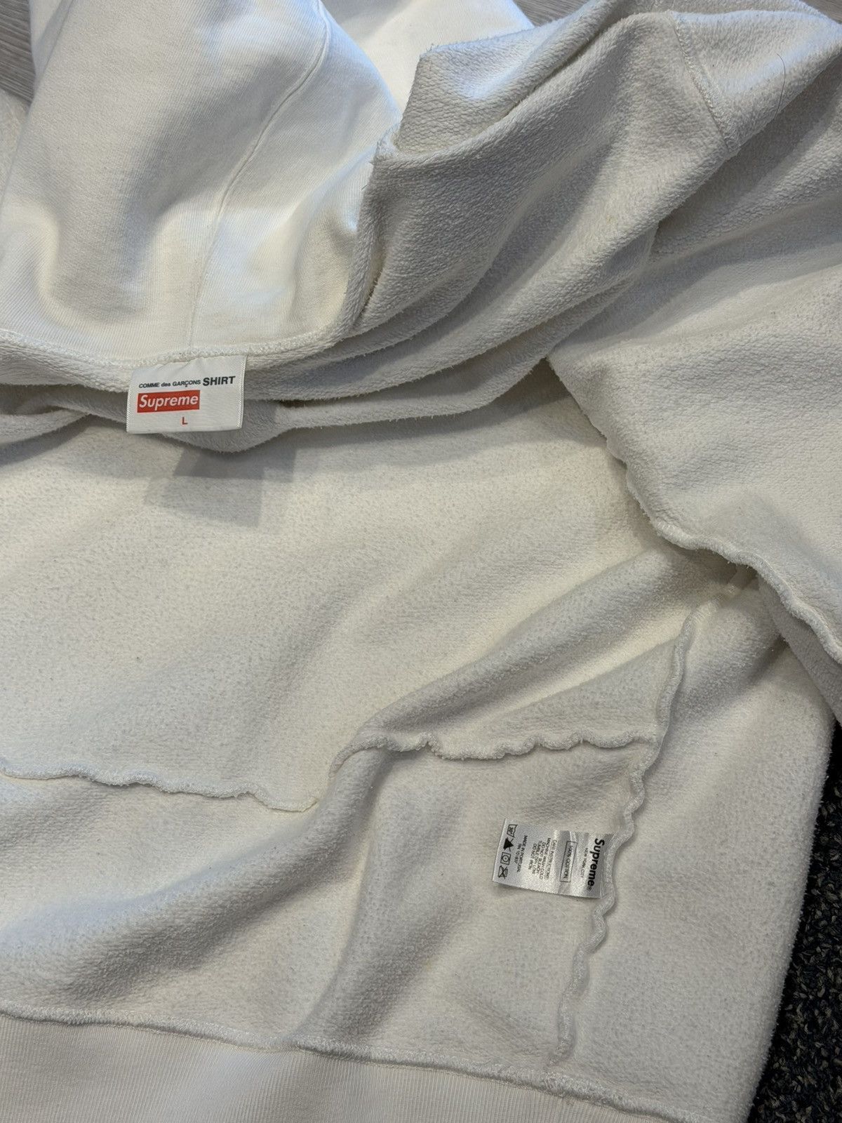 Comme des Garcons SHIRT × Supreme Supreme Comme Des Garcons hoodie Size US L / EU 52-54 / 3 - 12 Thumbnail