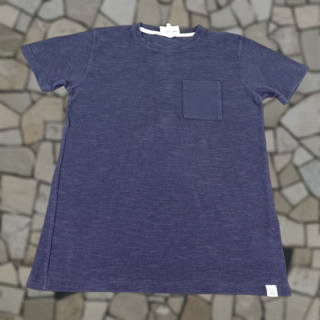 Norse Projects Norse Projects Shirt Mens Small Blue Knit Thermal Pocket Crew Neck T-Shirt 90s Outdoor Mens Size US S / EU 44-46 / 1 - 1 Thumbnail