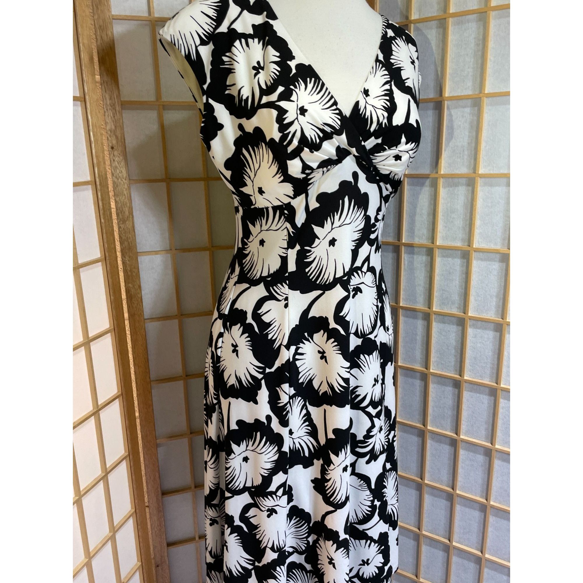 Chaps Chaps Sm Floral Fit & Flare Dress Size S / US 4 / IT 40 - 8 Thumbnail