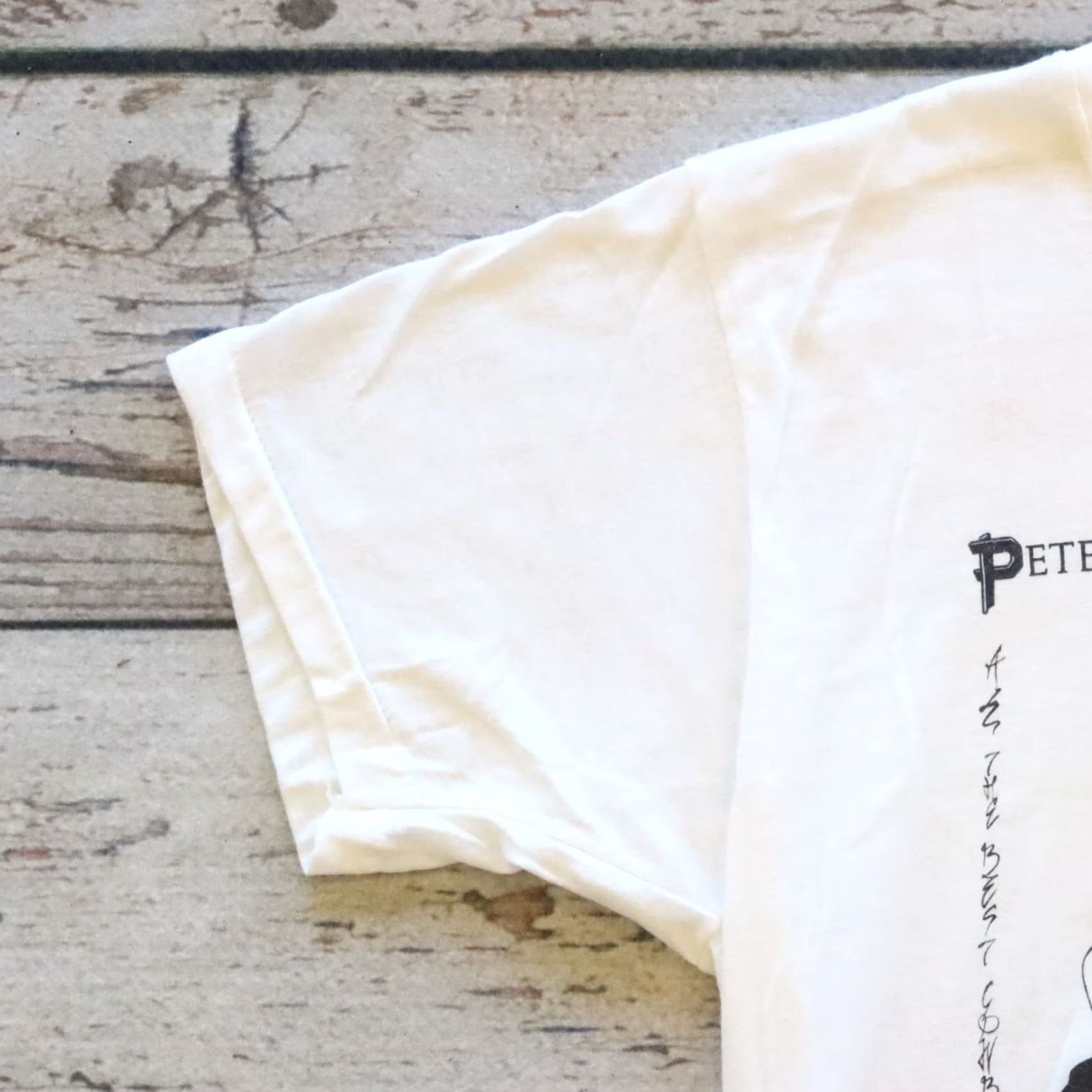 Vintage VINTAGE Pete Townshend Chinese Eyes Tshirt L White Mens Shirt Size US L / EU 52-54 / 3 - 4 Thumbnail