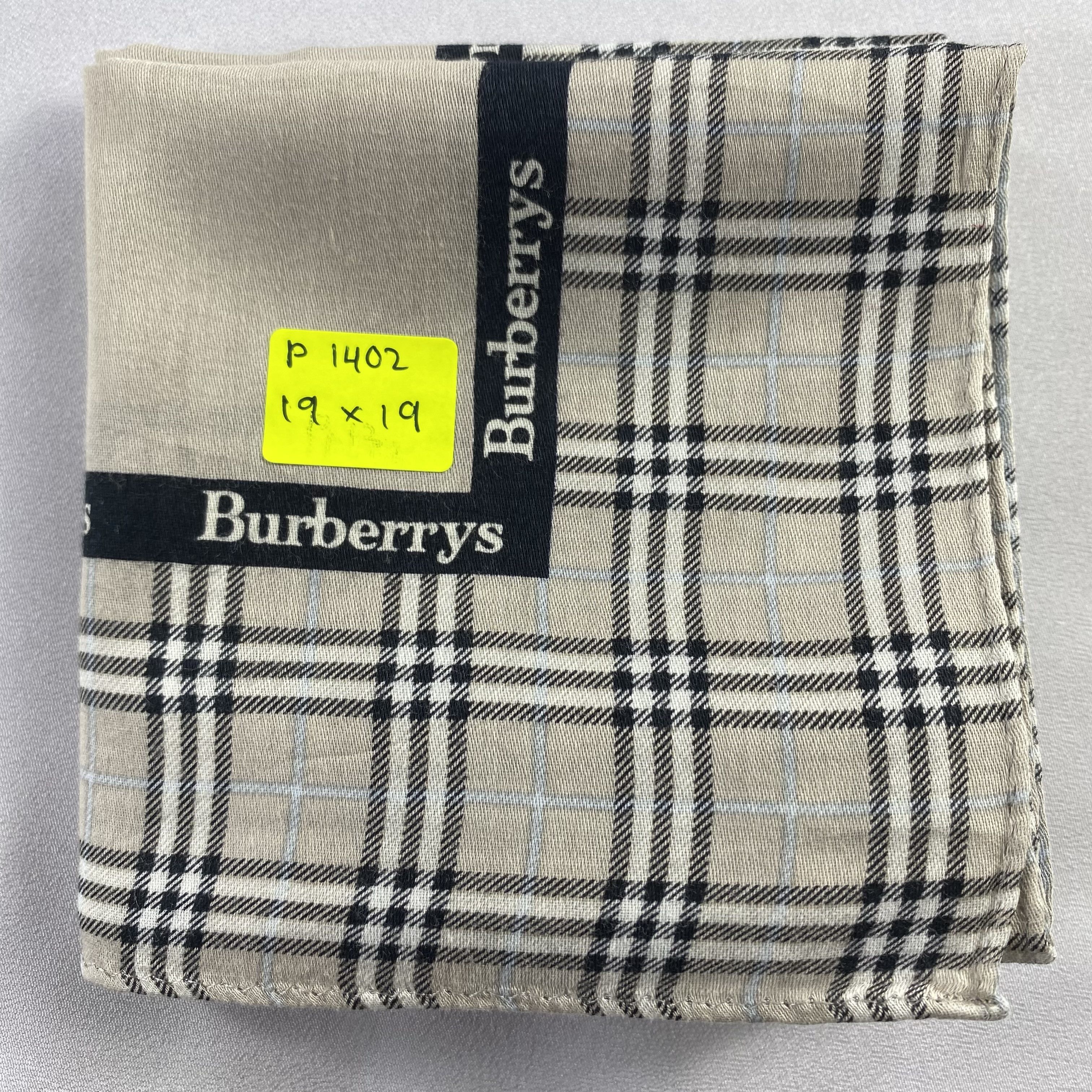 Burberry × Vintage Burberry Handkerchief / Neckerchief / Bandana-P1402 Size ONE SIZE - 5 Thumbnail