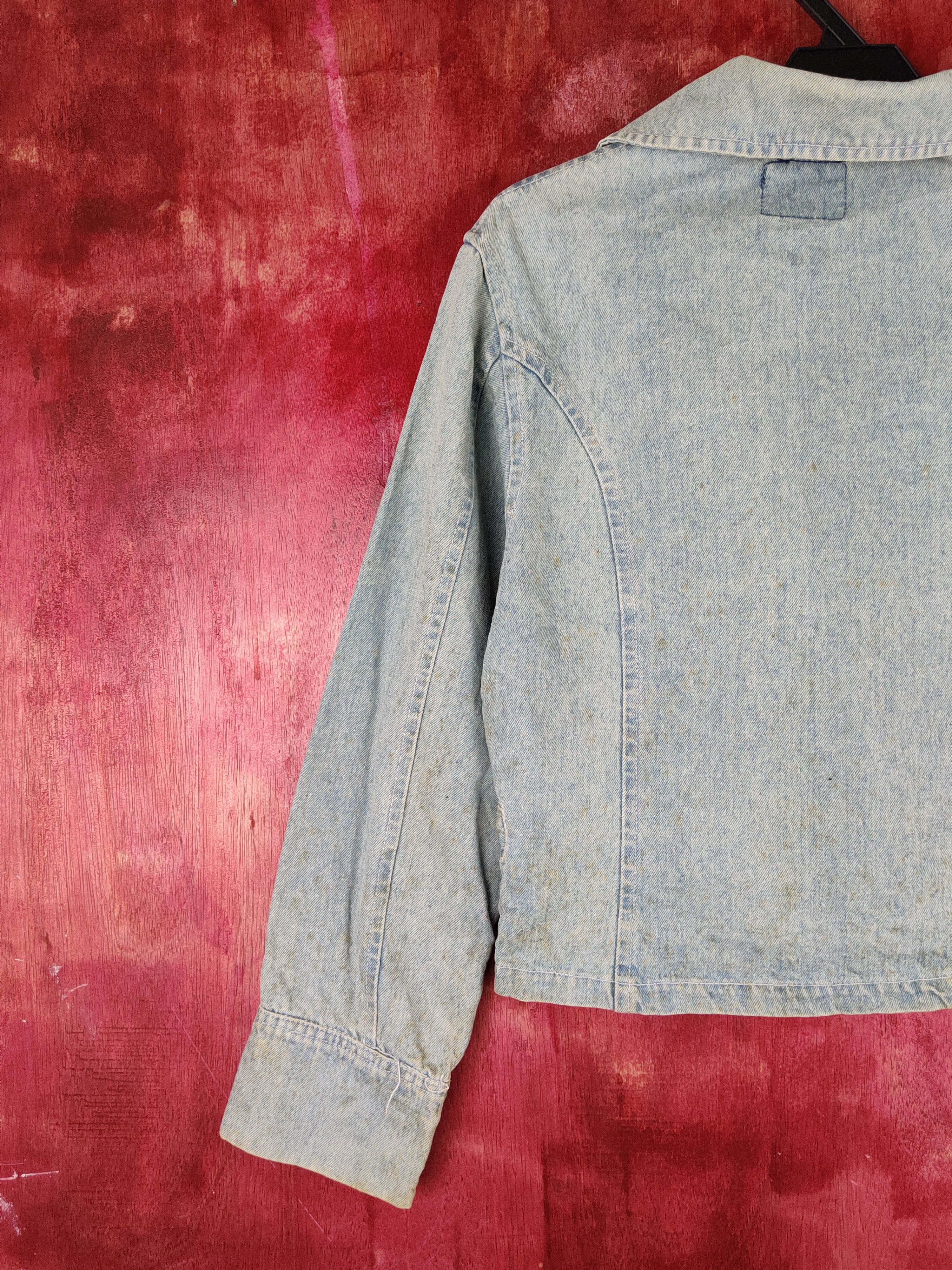 Japanese Brand ModaIn vintage japan Blue Denim Jackets #S1353 Size M / US 6-8 / IT 42-44 - 8 Thumbnail