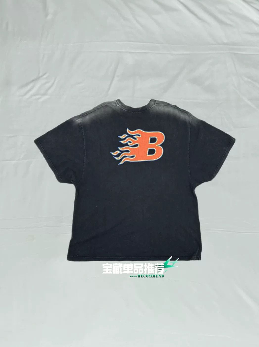 Balenciaga Balenciaga SS21 Flame Logo T-Shirt Size US S / EU 44-46 / 1 - 1 Thumbnail