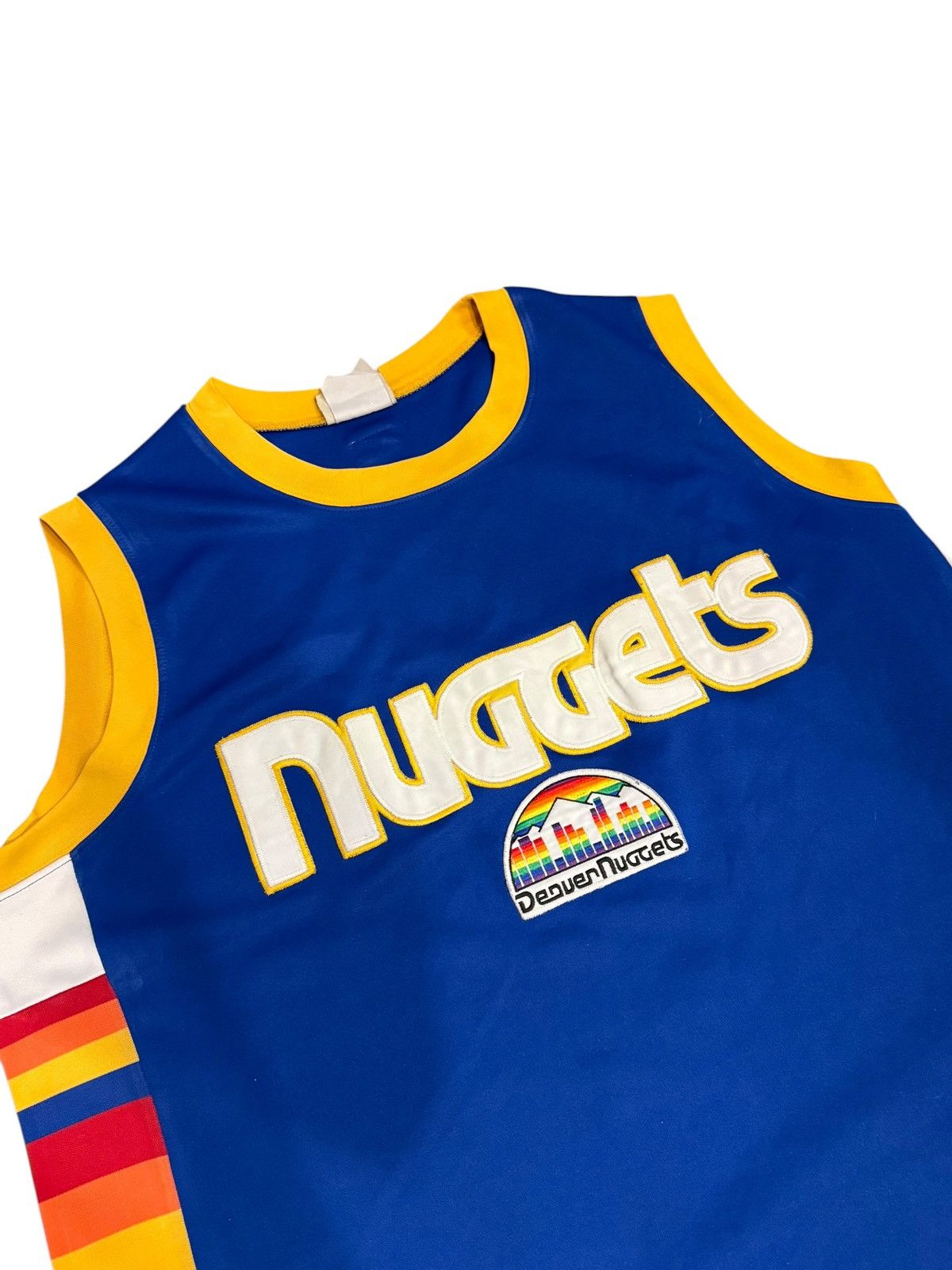 Majestic Denver Nuggets Jersey Mens 2XL Blue NBA Hardwood Classics Size US XXL / EU 58 / 5 - 3 Thumbnail