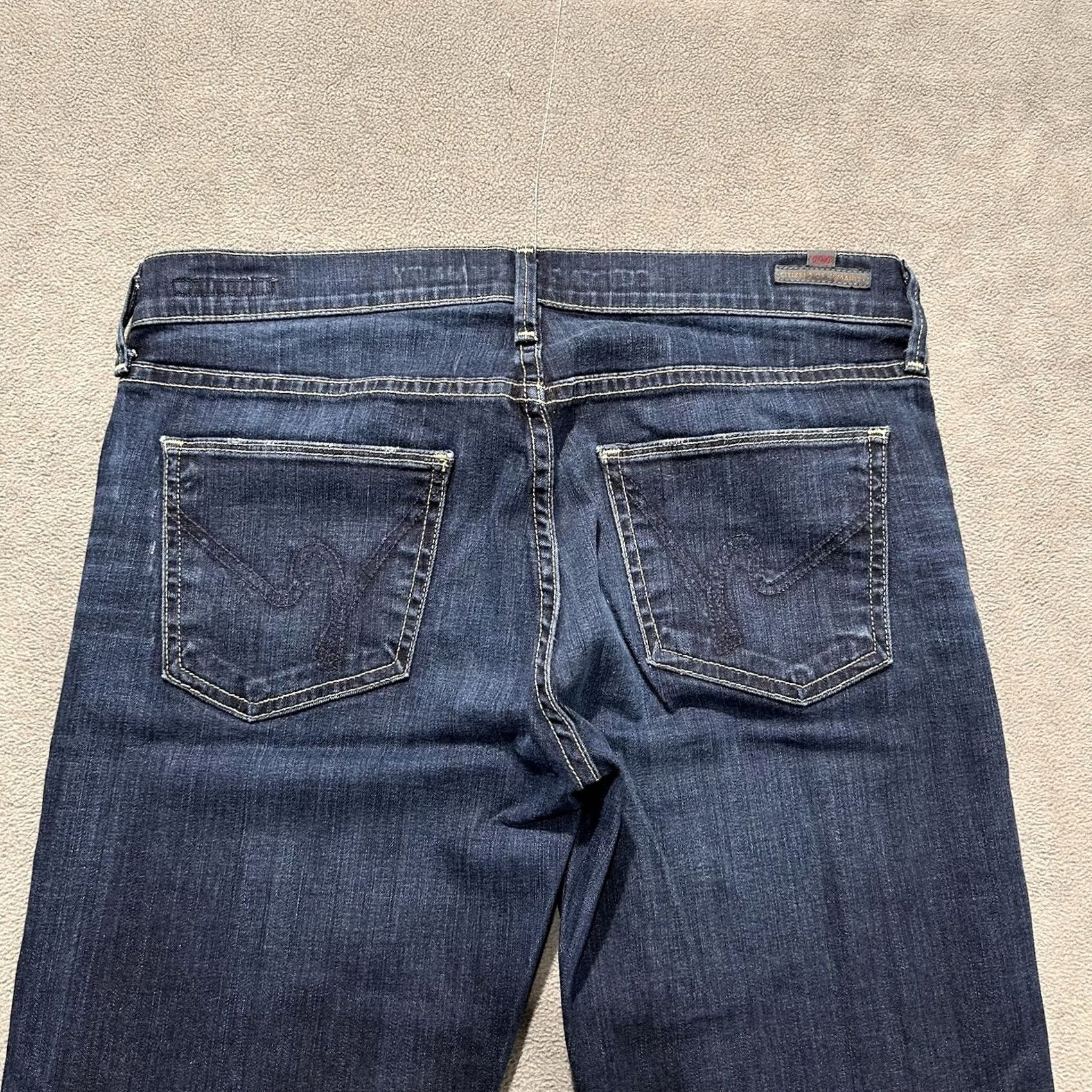 Citizens Of Humanity Citizens of Humanity Ava Jeans Womens 29 Blue Denim Low Rise Straight GUC Jeans Size 29" - 4 Thumbnail