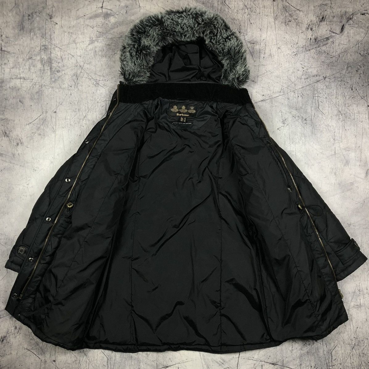 Barbour Vintage Barbour Bowfell Natural Down Quilted Parka hunter Size M / US 6-8 / IT 42-44 - 9 Thumbnail