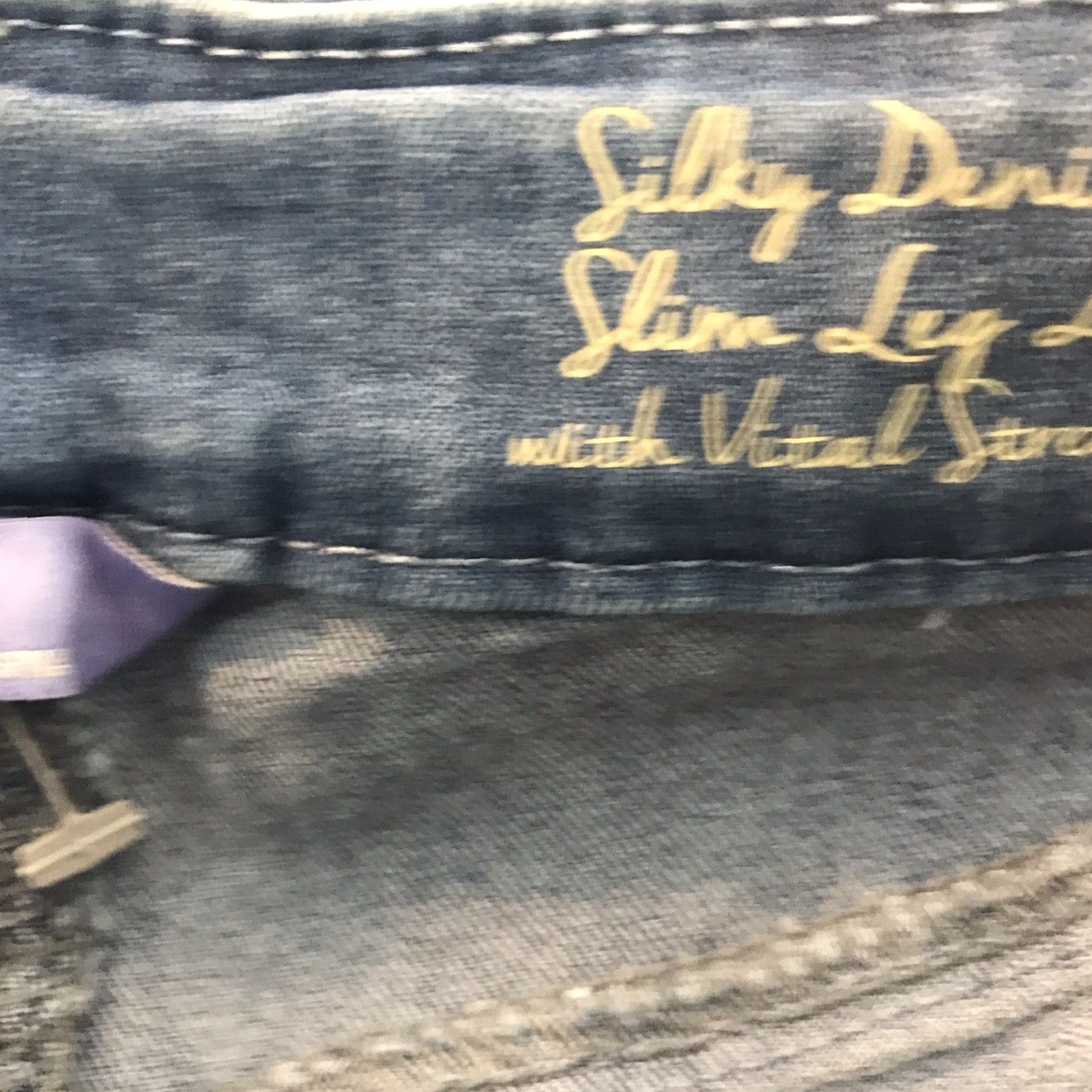 Vintage VINTAGE Hot in Hollywood Women’s Jeans Ankle Slim Leg Plus Size 1X Blue Stretch Comfort Size 40" / US 18 - 7 Thumbnail