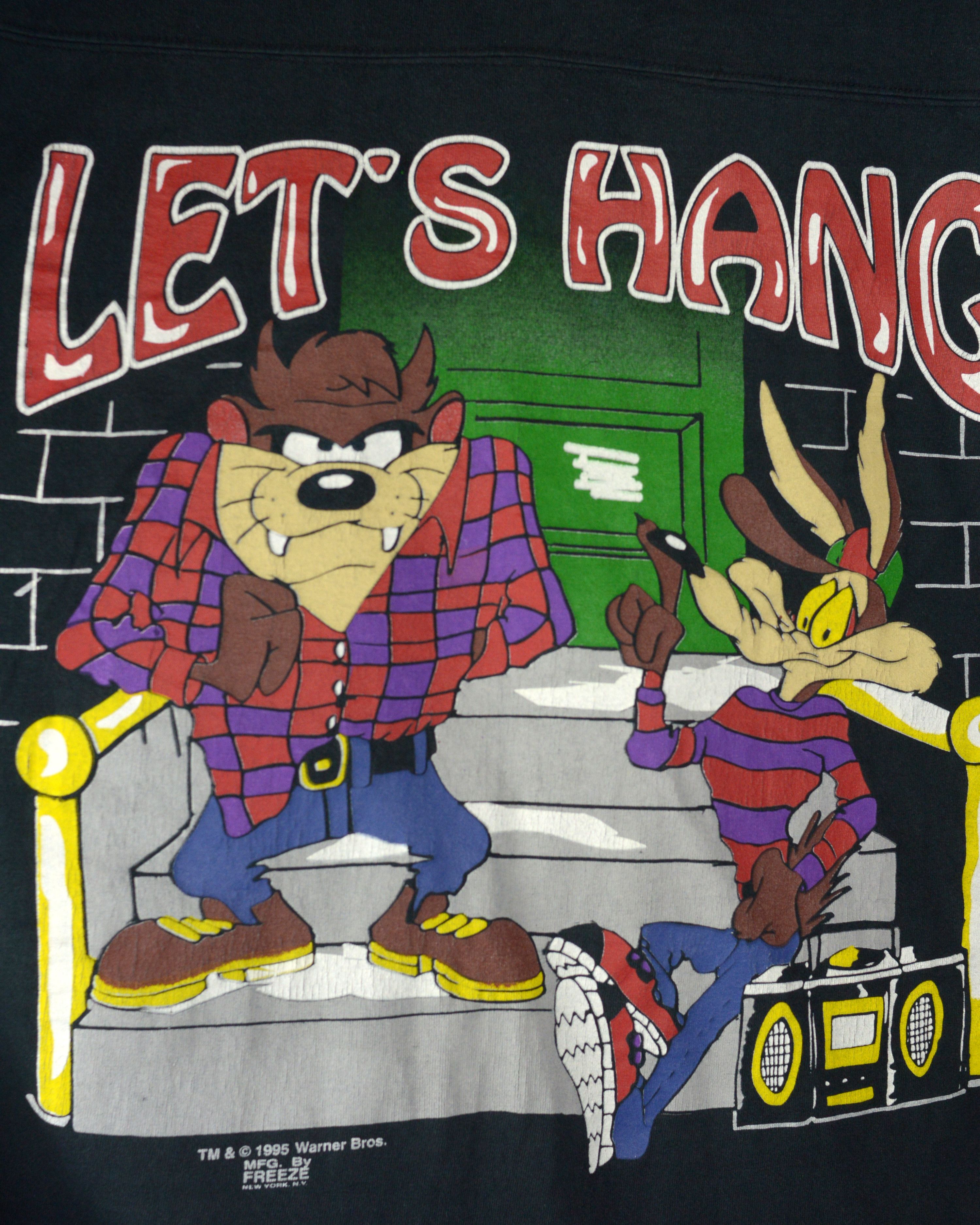 Vintage Vintage Looney Tunes Lets Hang 90s t shirt 1995 t shirt Size US XXL / EU 58 / 5 - 3 Thumbnail