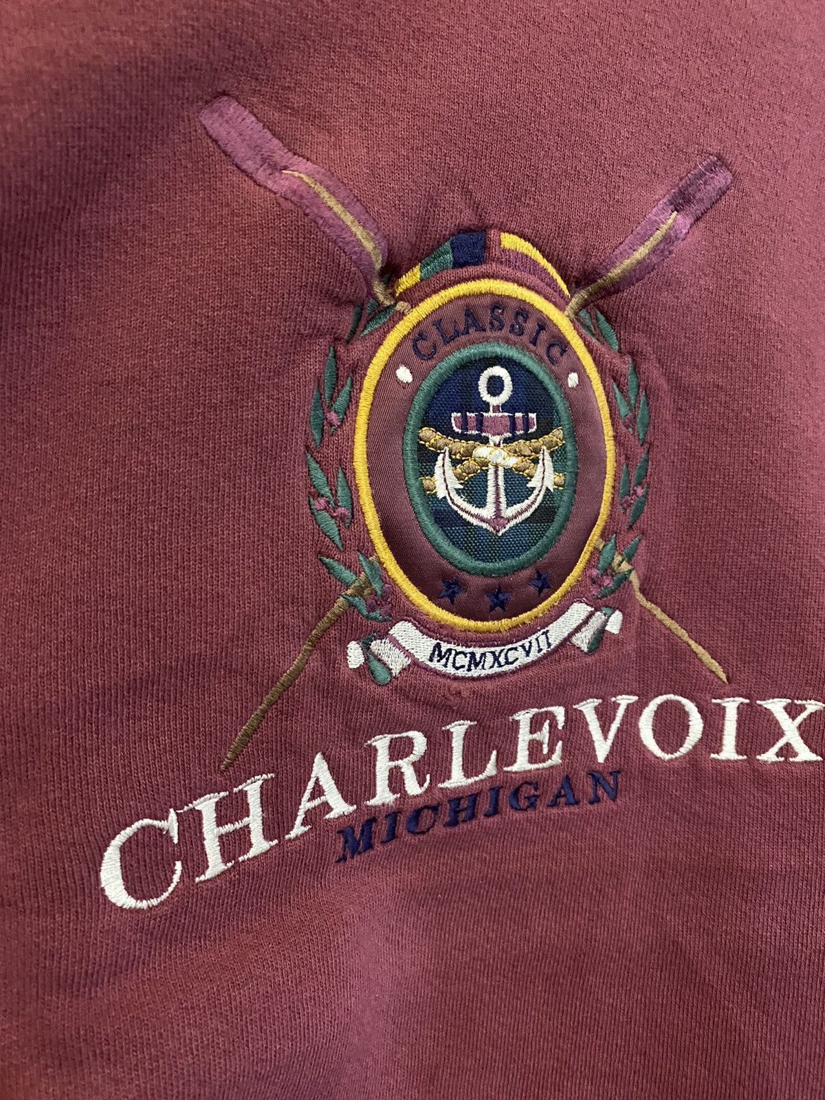 Vintage Vintage Charlevoix Michigan Sweatshirt Size US XL / EU 56 / 4 - 4 Thumbnail
