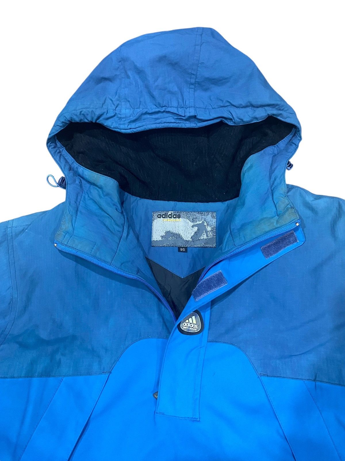Adidas × Vintage Vtg ADIDAS Ski Anorak Hoodie Jacket Size US L / EU 52-54 / 3 - 23 Thumbnail