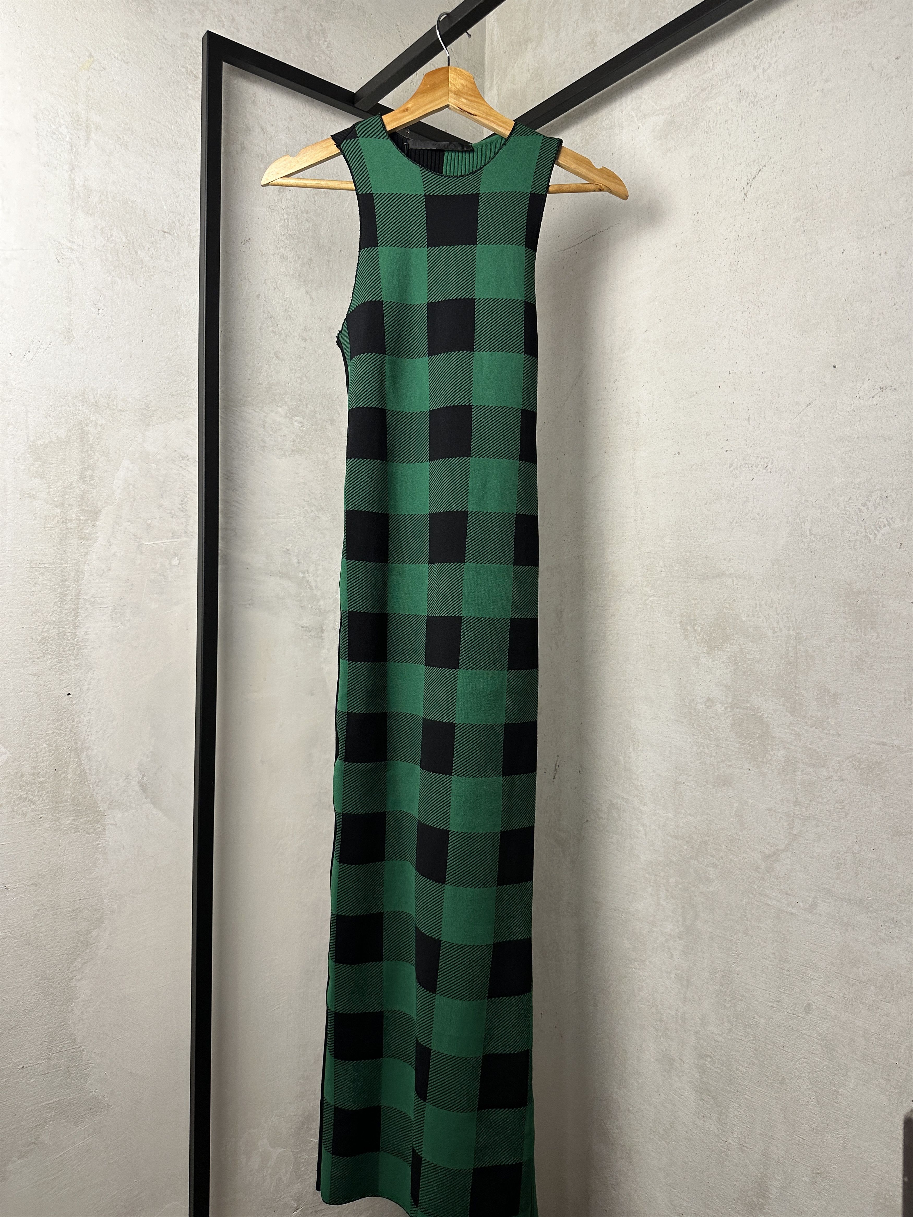 Haider Ackermann Haider Ackermann Onyx Black + Green Dress Size S / US 4 / IT 40 - 2 Thumbnail