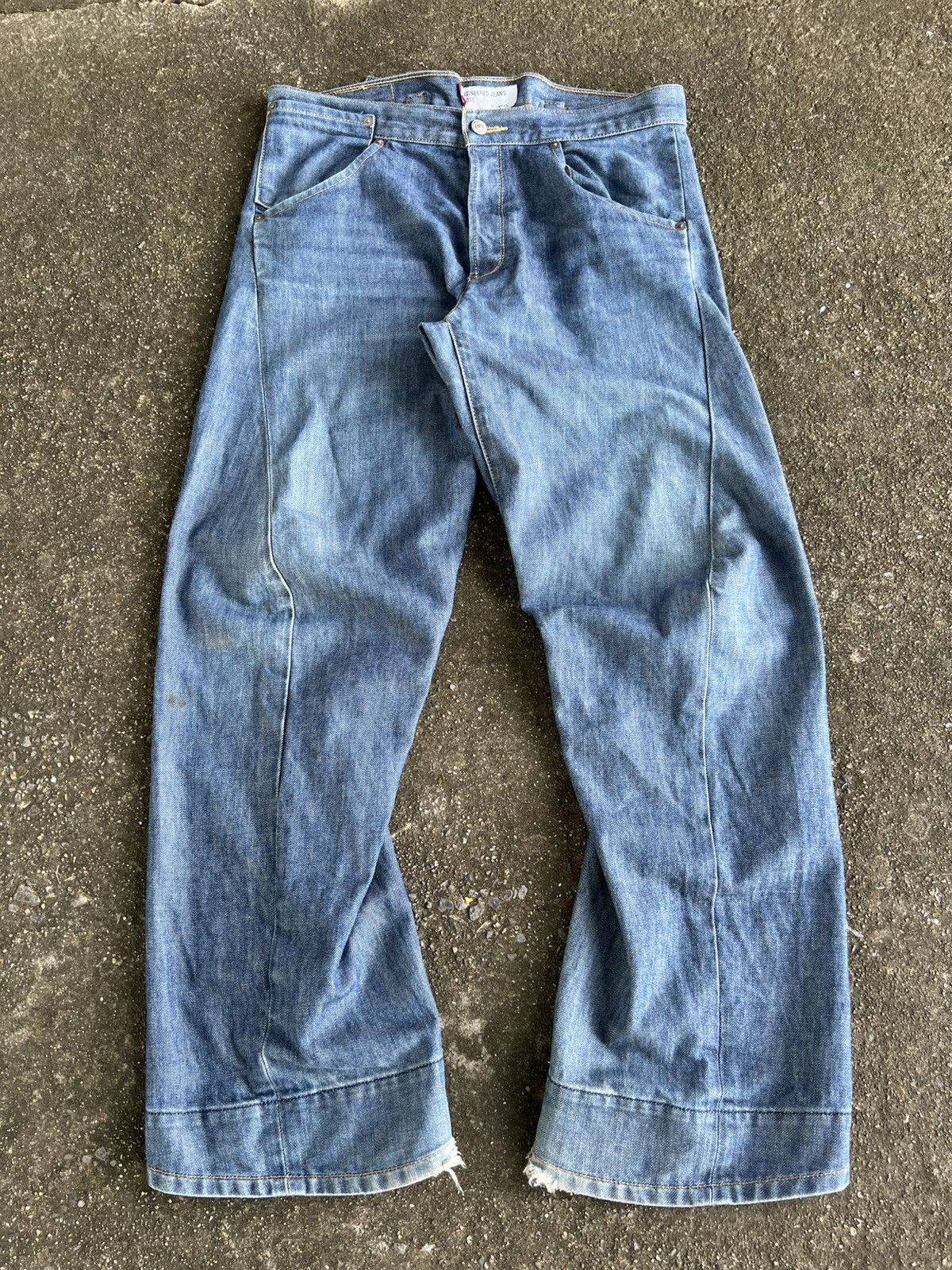 Levi's Vintage Clothing Vintage Levis Engineered Baggy Jeans Size US 32 / EU 48 - 2 Thumbnail