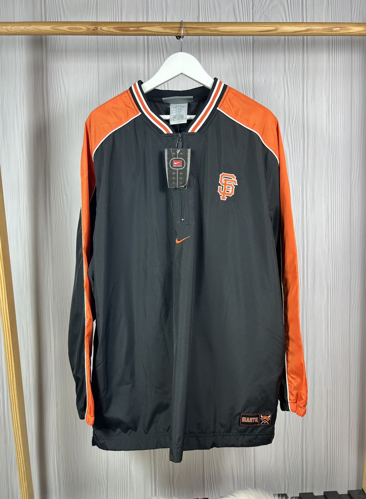 Nike Vintage Nike San Francisco Giants Windbreaker Jacket Size XL Size US XL / EU 56 / 4 - 1 Thumbnail