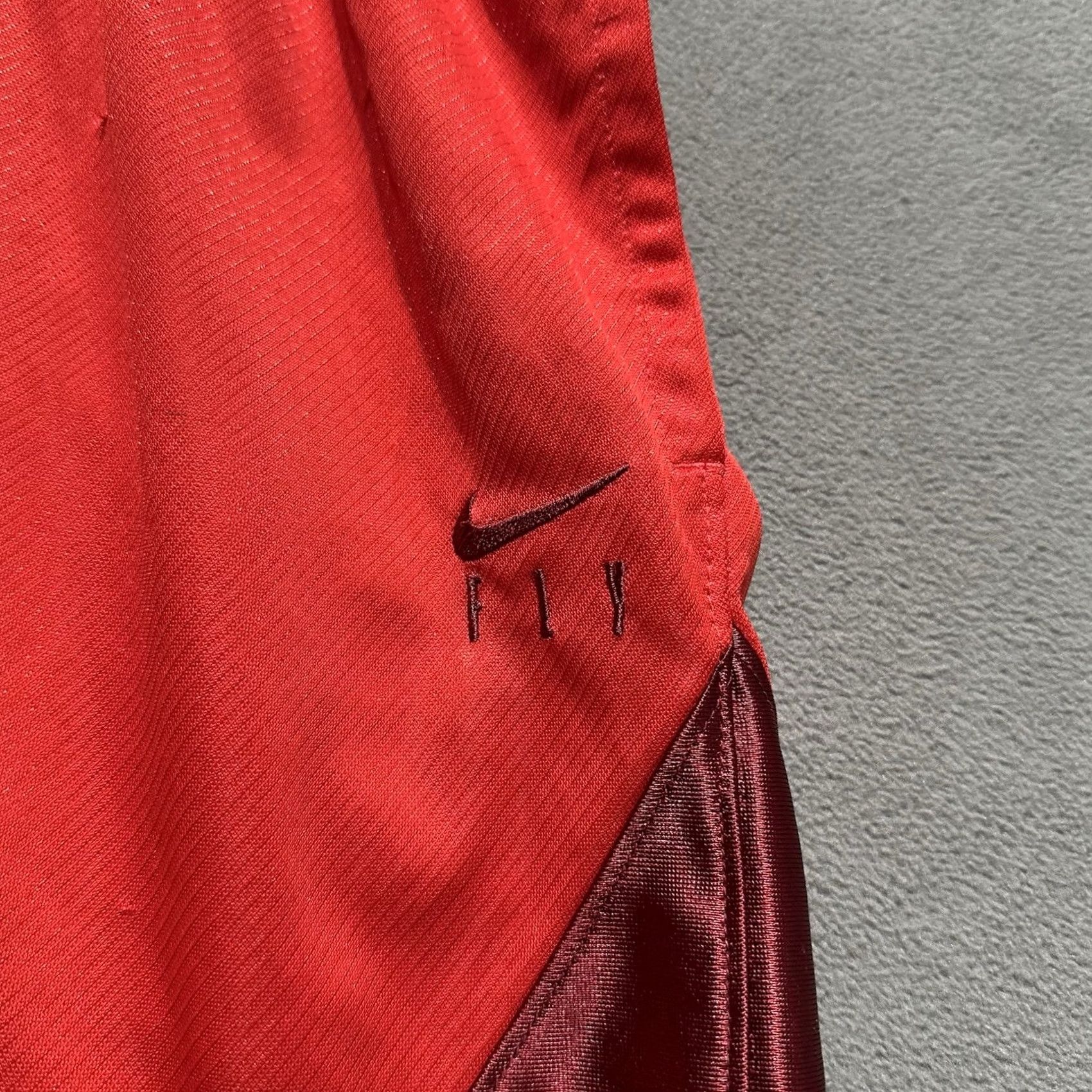 Nike Nike Dri-FIT ISoFly Basketball Shorts Womens Small Red Satin DH7363-658 GUC Size 28" / US 6 / IT 42 - 3 Thumbnail
