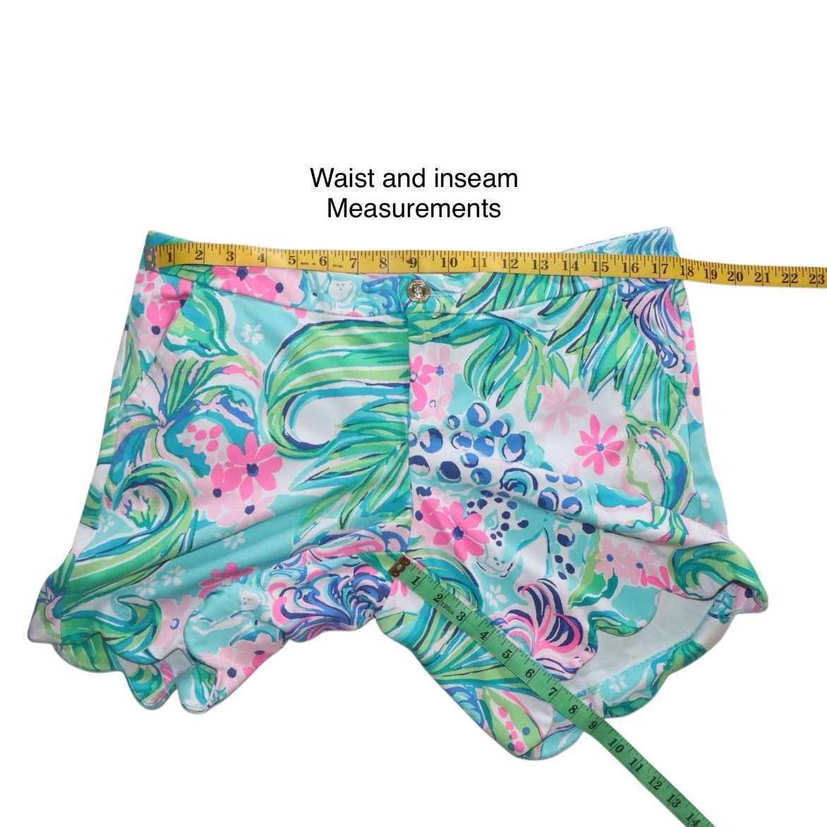 Lilly Pulitzer Lilly Pulitzer Darci Knit Short Sz 12 001470 Kitten Around Size 34" / US 12 / IT 48 - 3 Thumbnail