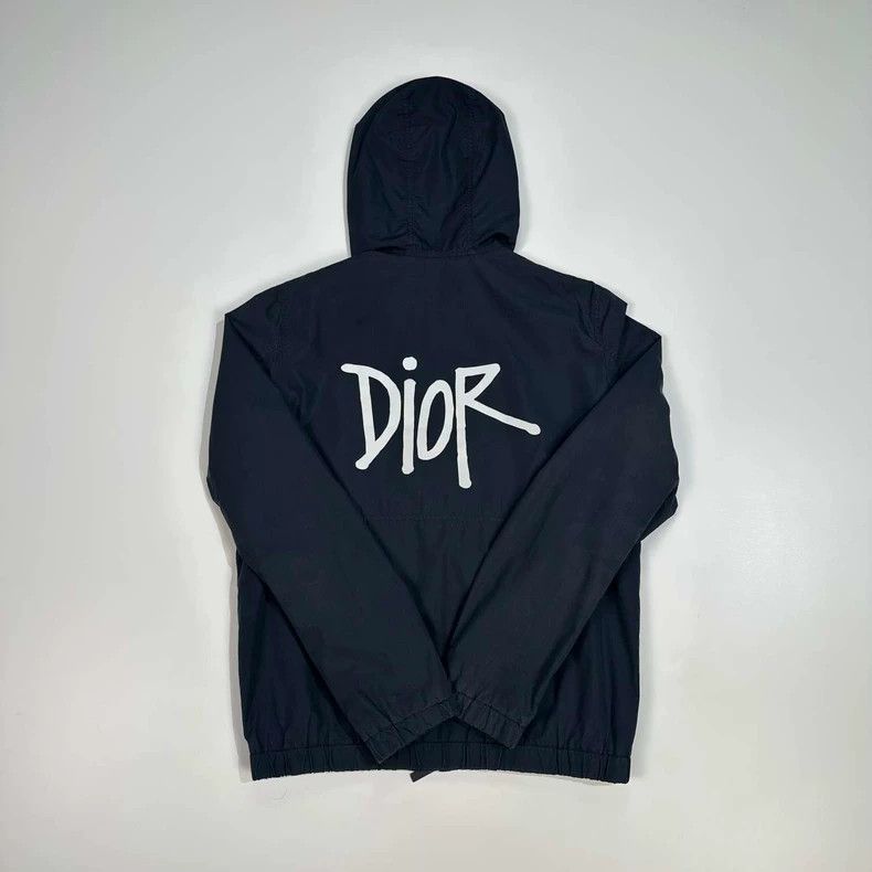 Dior Dior Letter Logo Embroidered Hooded Jacket 2503-Nextarrow Size US S / EU 44-46 / 1 - 2 Thumbnail