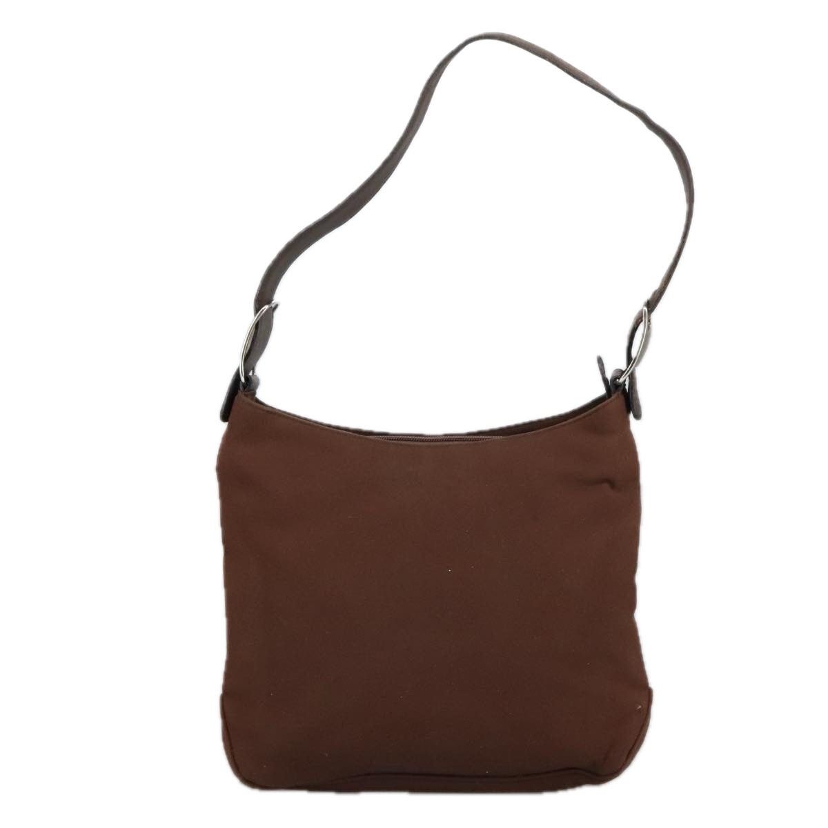 Salvatore Ferragamo Salvatore Ferragamo Shoulder Bag Canvas Leather Brown Silver Size ONE SIZE - 2 Thumbnail