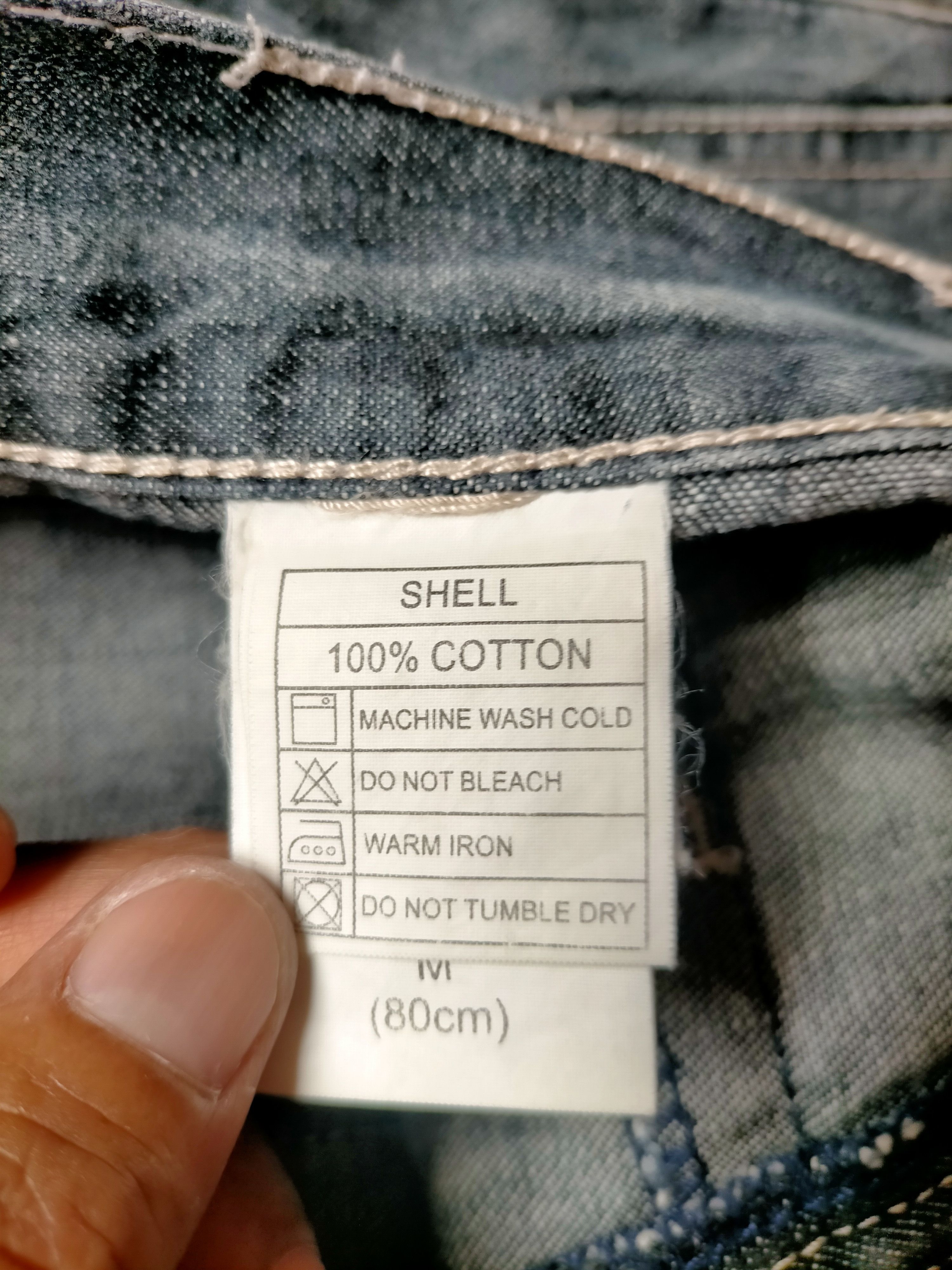Le Grande Bleu (L.G.B.) 🔥Rare Dog House Double Waist Buckleback Black jeans Size US 32 / EU 48 - 21 Thumbnail