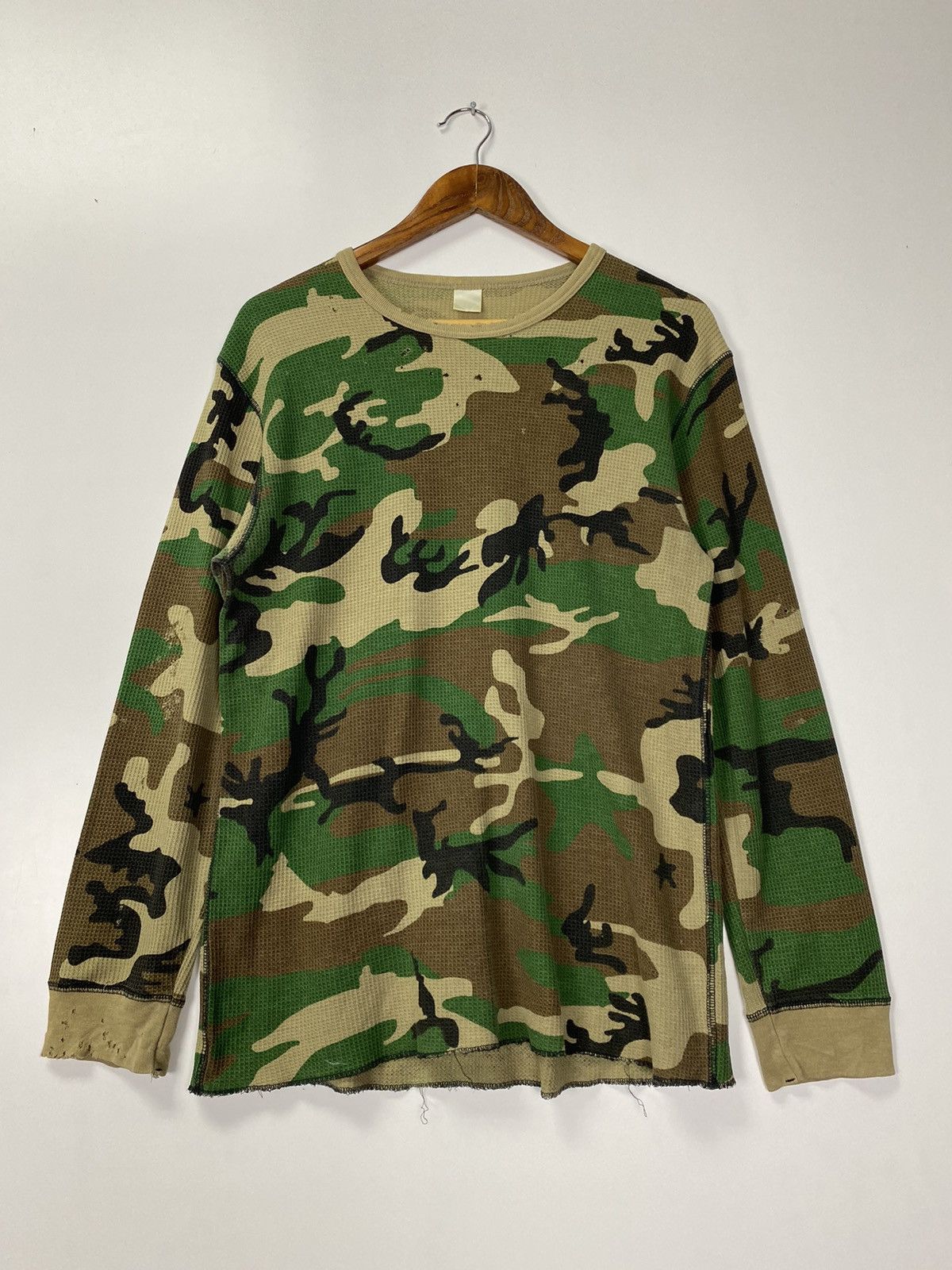 Vintage Vintage 90s US Army Shirt Size US M / EU 48-50 / 2 - 2 Thumbnail